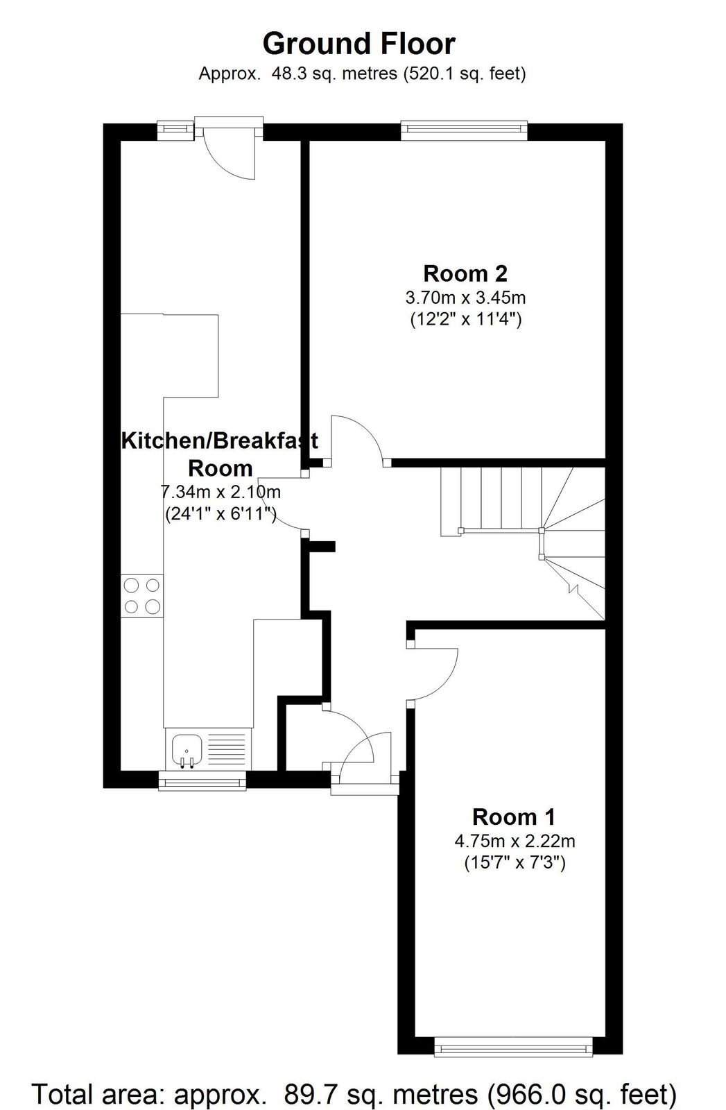 Room 5, 39, Dudmaston, Telford floorplan