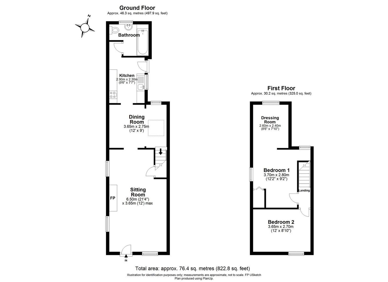 1 Bowling Green Cottage, Sway Road, Lymington floorplan