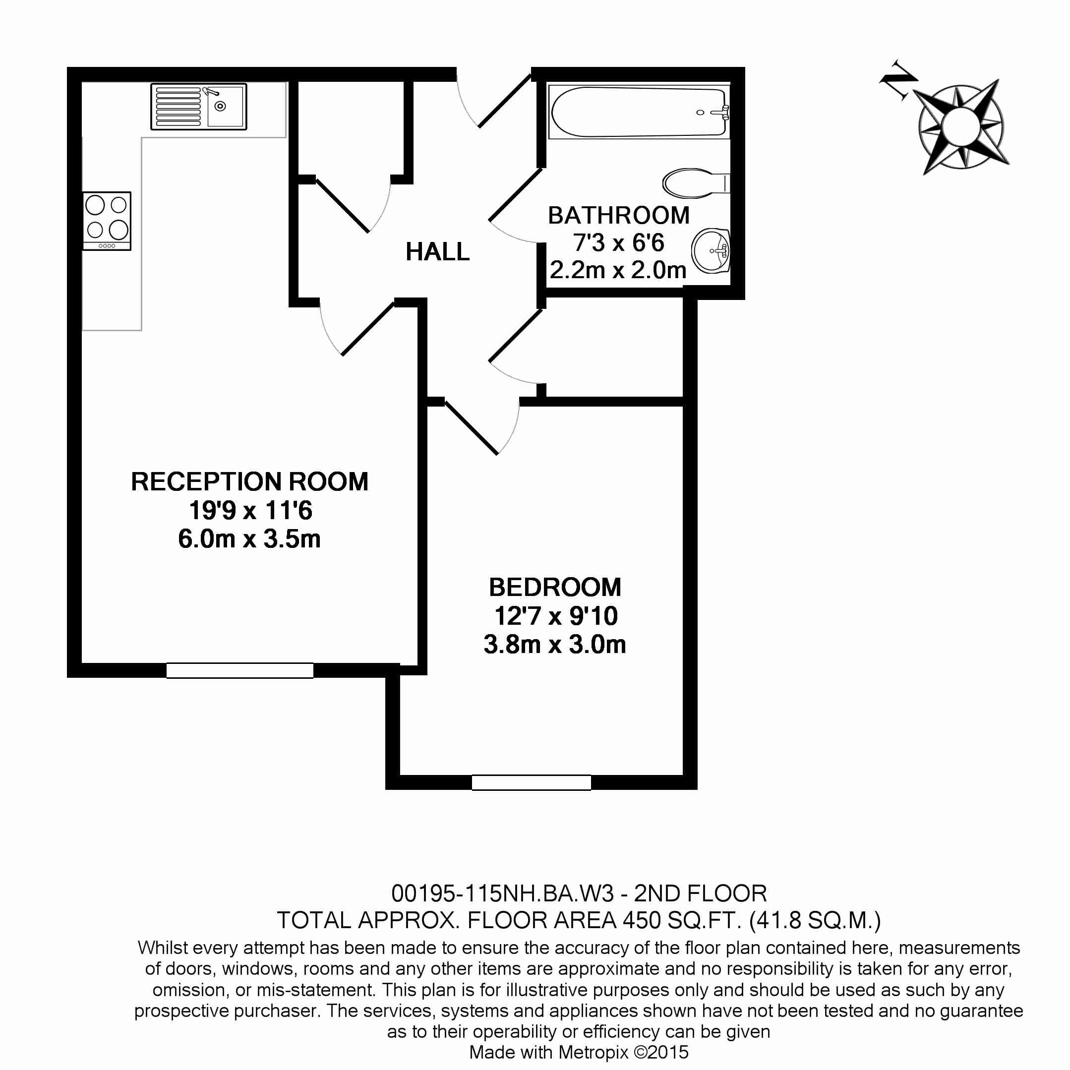 1 Bedrooms Flat to rent in Bromyard Avenue, Acton W3