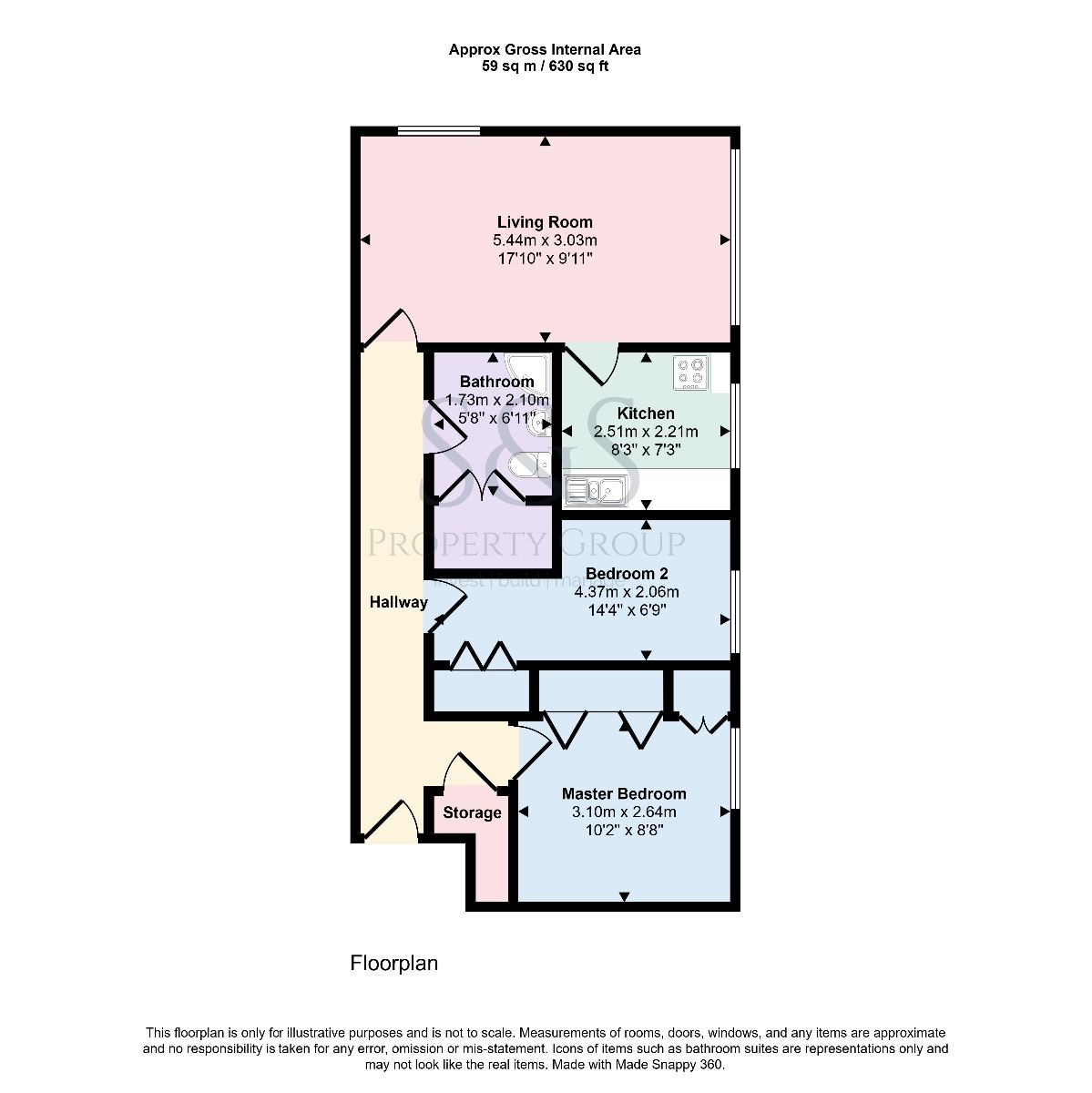 10 Appleby Gardens, Bury floorplan