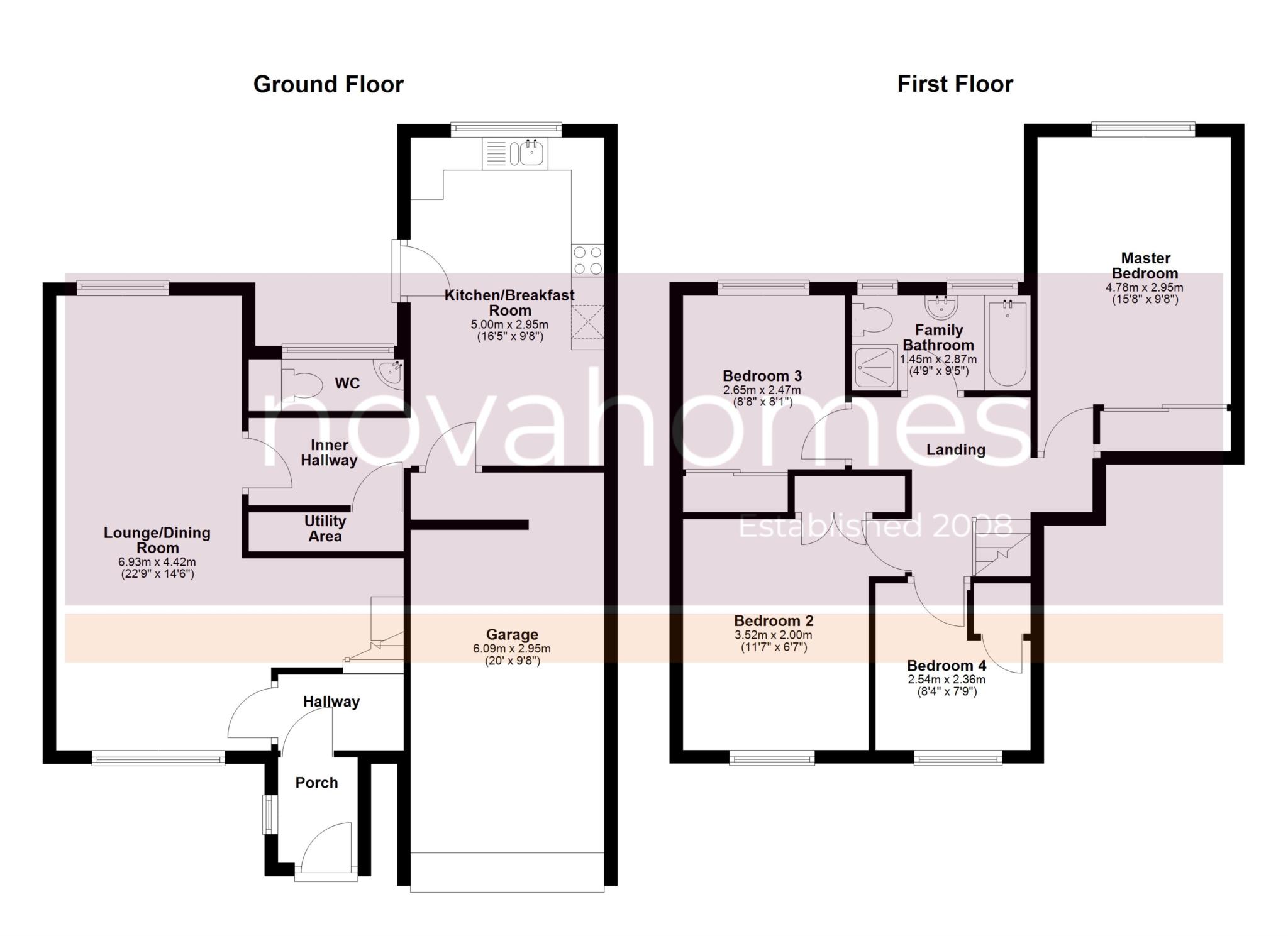38, Austin Crescent, Plymouth floorplan