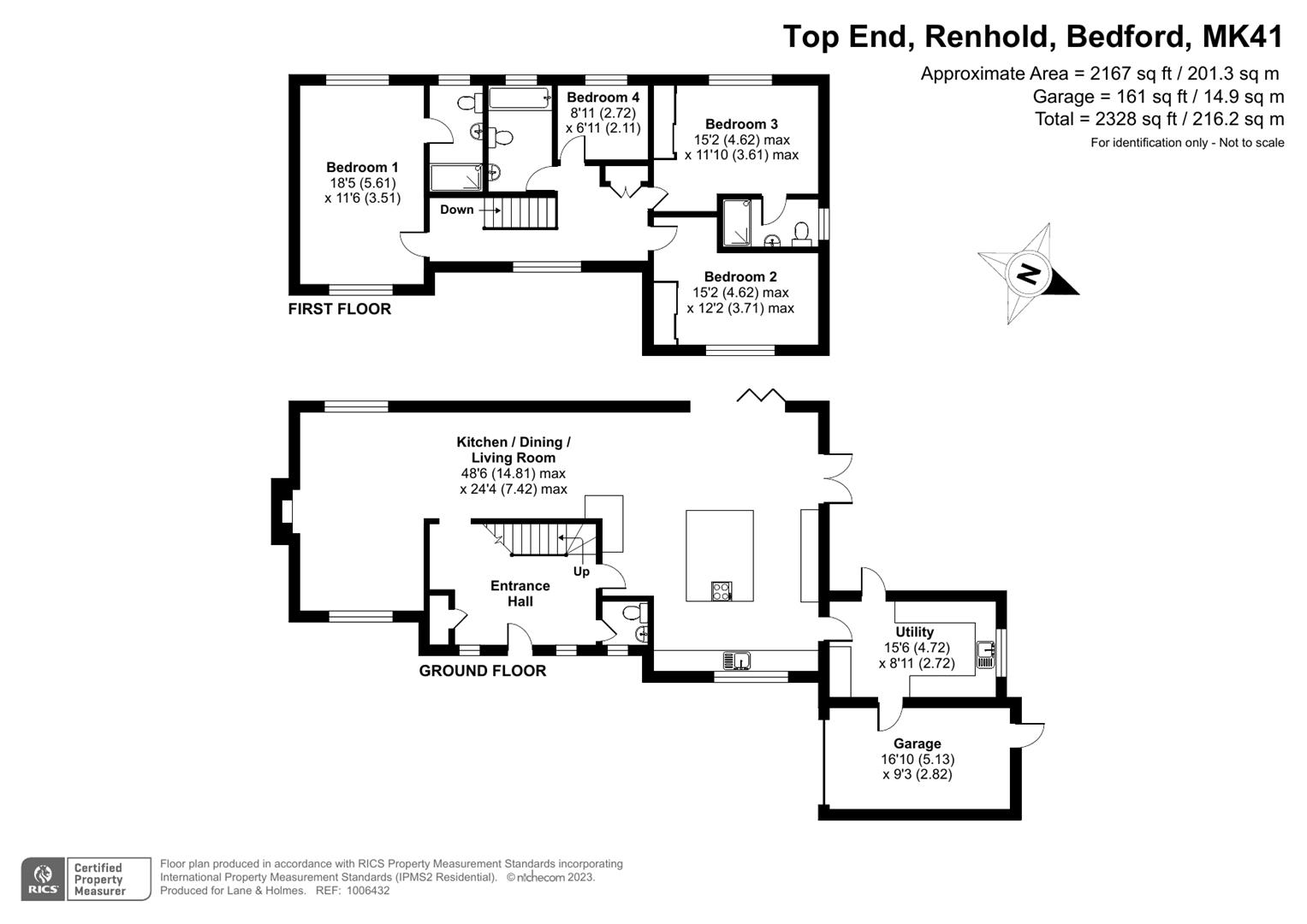 Top End, Renhold, Bedford MK41, 4 bedroom detached house for sale