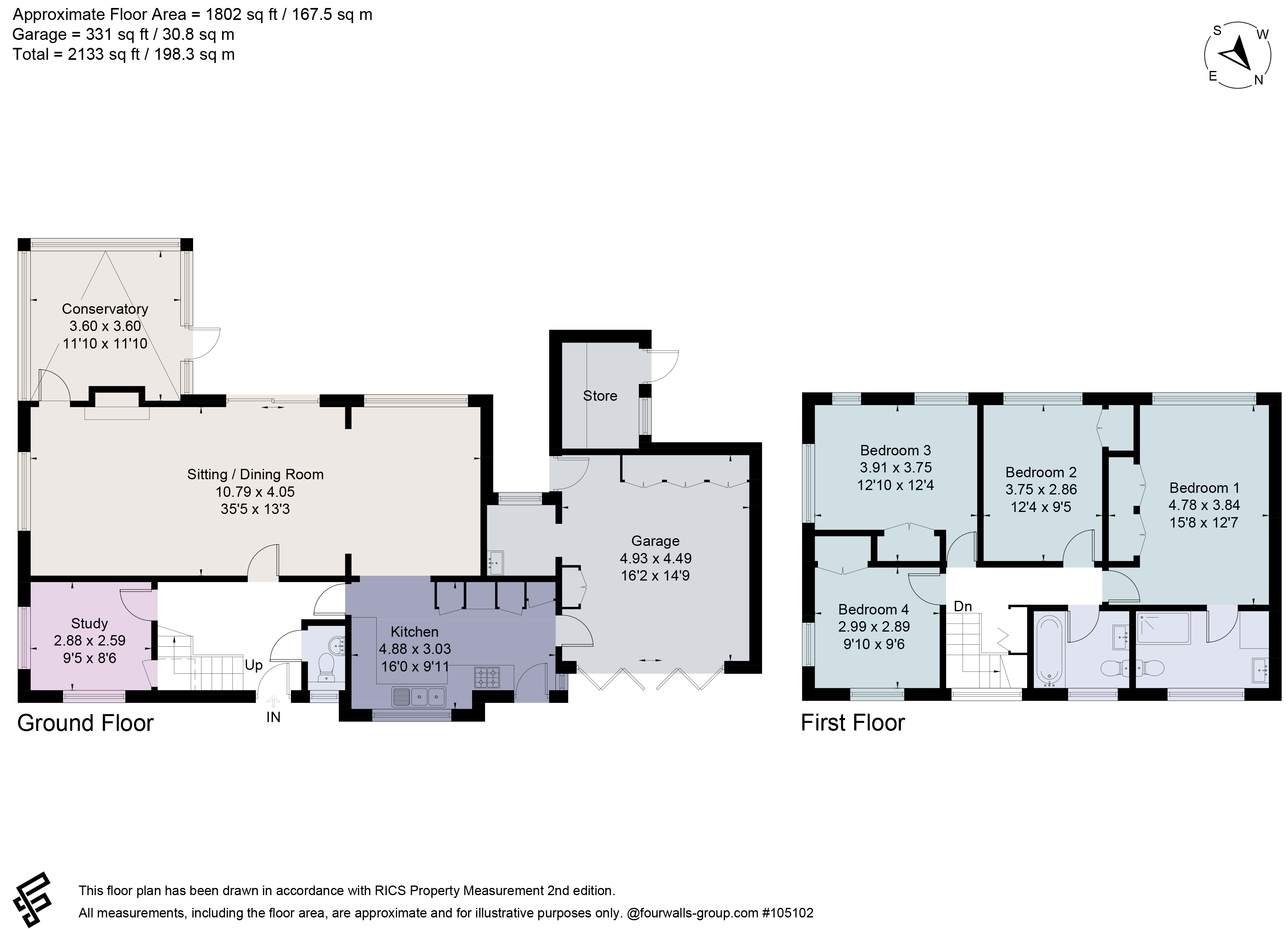 39, Ganghill, Surrey floorplan