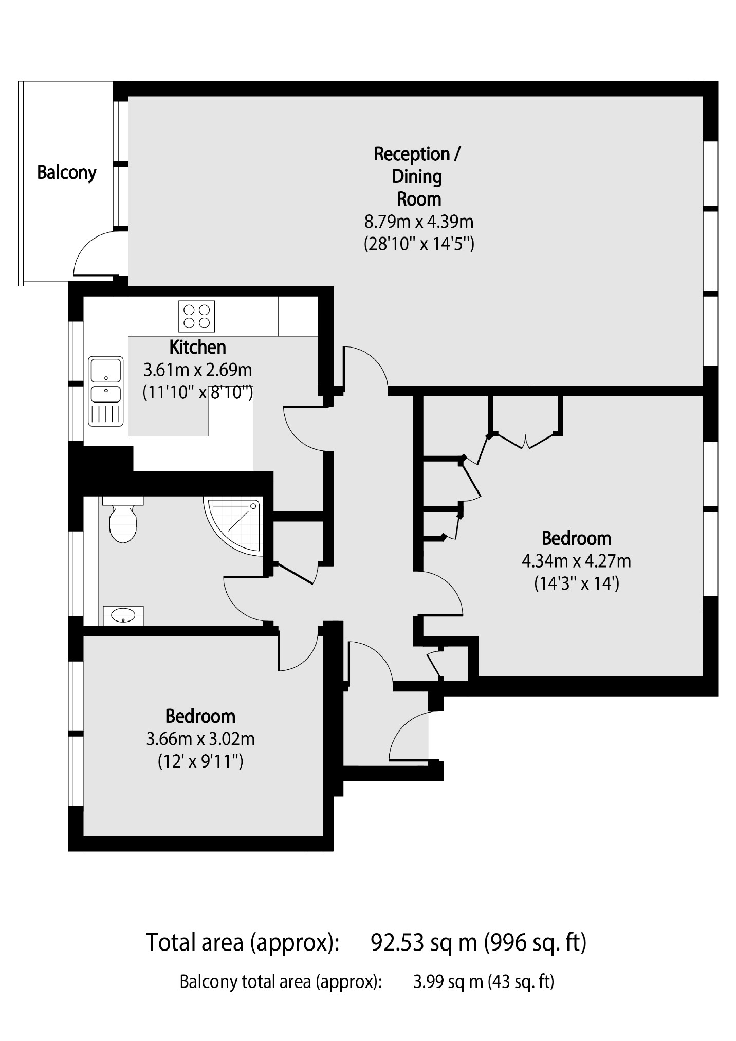 119, High Mount, London floorplan