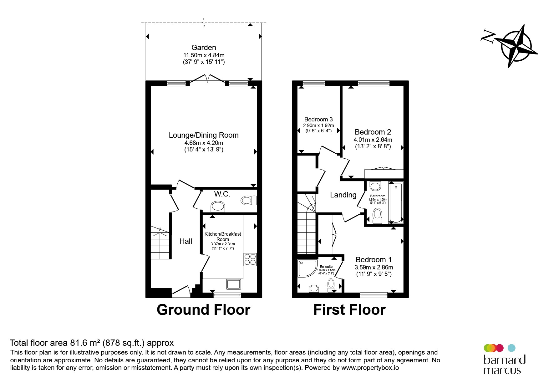 7, Broome Cottages, Dorking floorplan