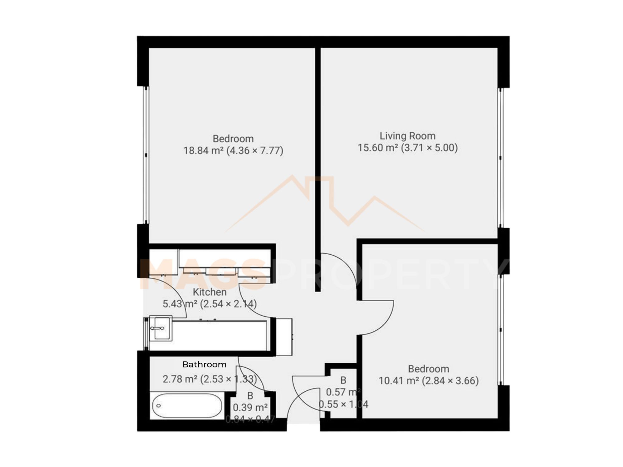 Flat 6, 133 Lark Lane, Liverpool floorplan
