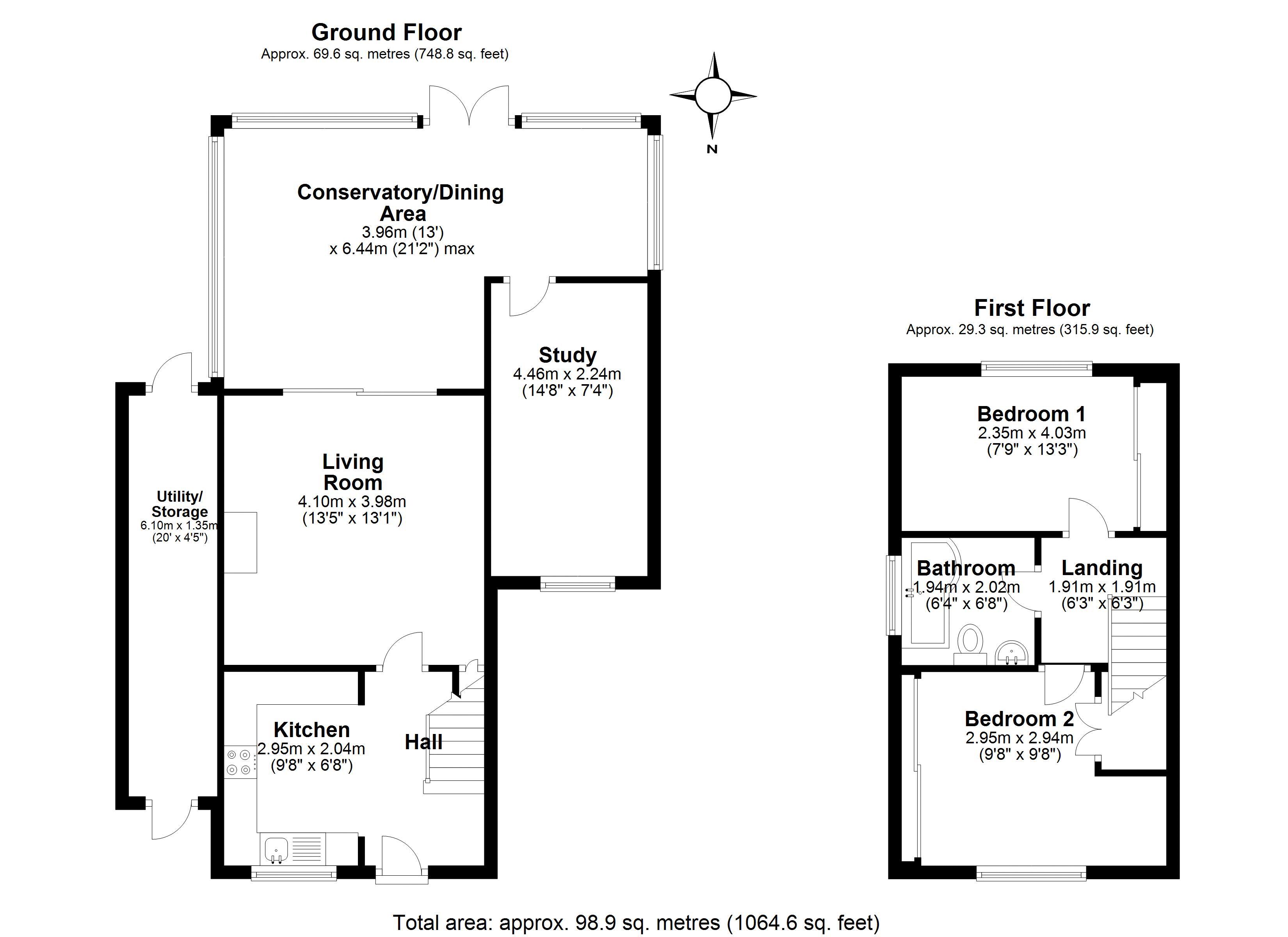 2 Bedrooms Semi-detached house for sale in Lower Queens Road, Buckhurst Hill IG9