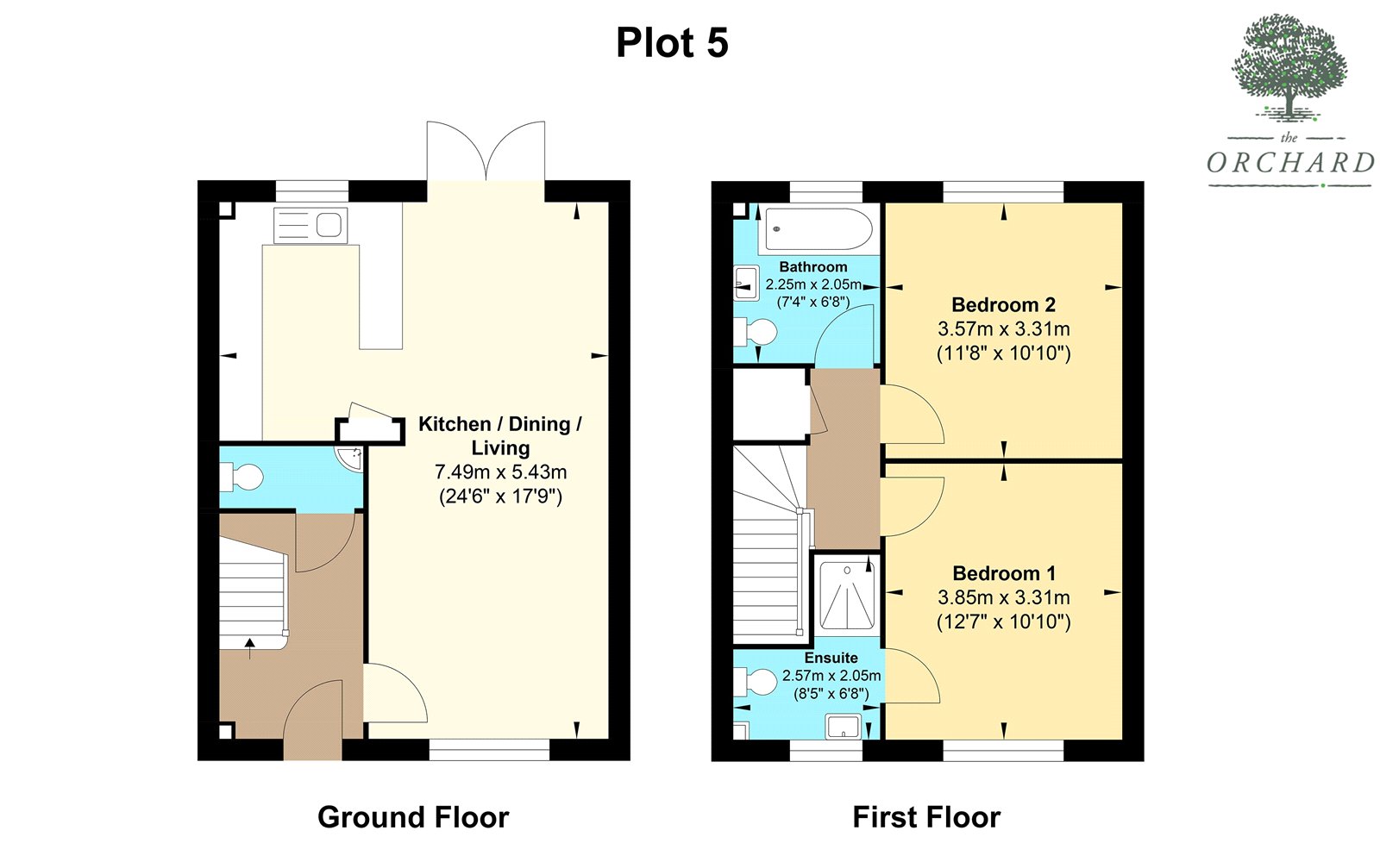 Plot 5, The Orchard,, Plot 5, The Orchard, Taunton floorplan