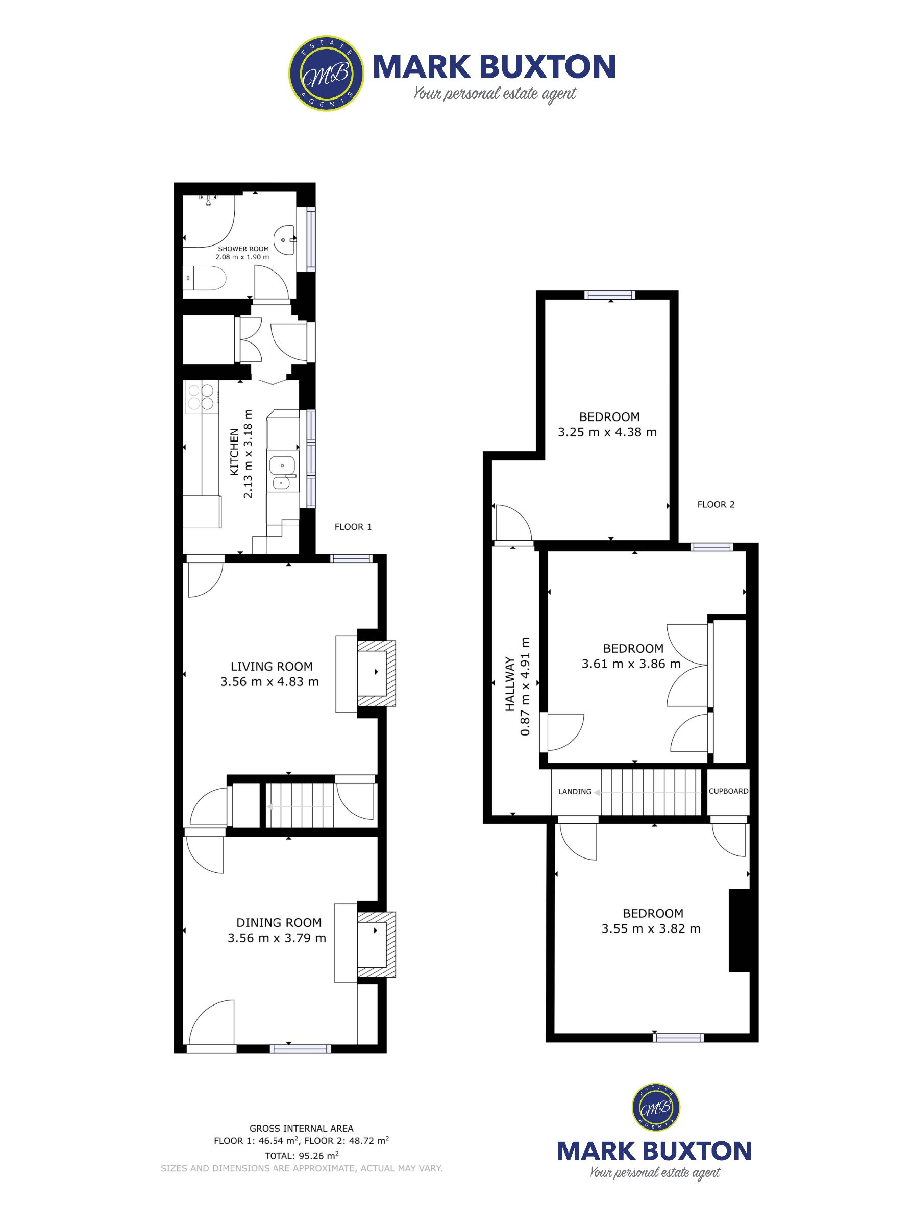 59 Heron Street, Stoke-on-Trent floorplan