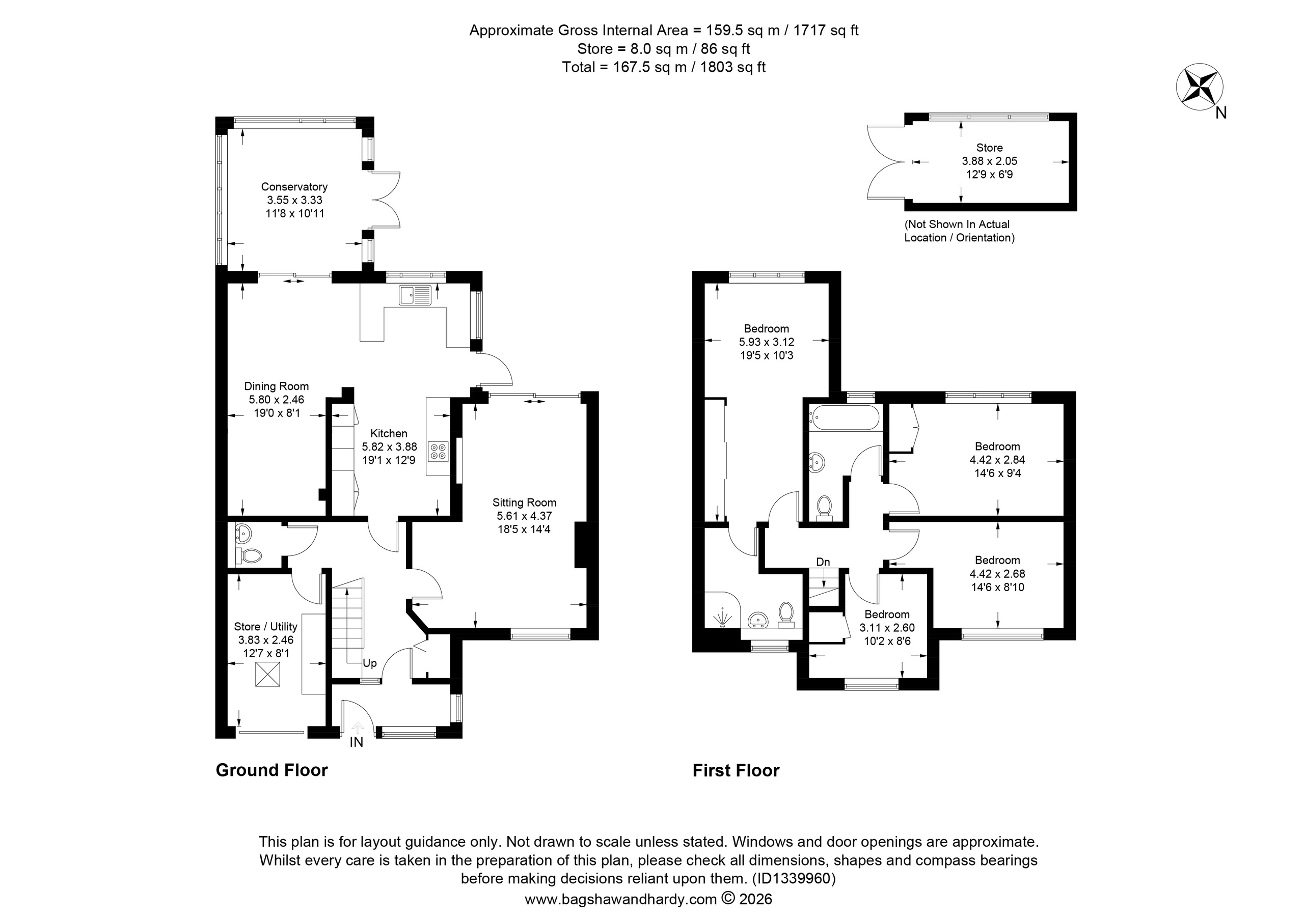 28 Hunters Chase, Godstone floorplan