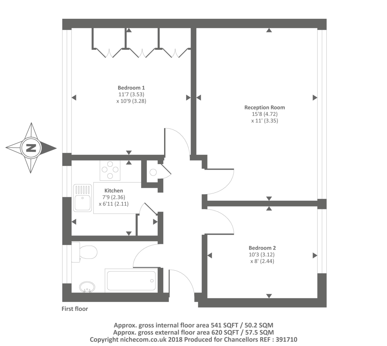 2 Bedrooms Flat to rent in Richmond, Surrey TW10