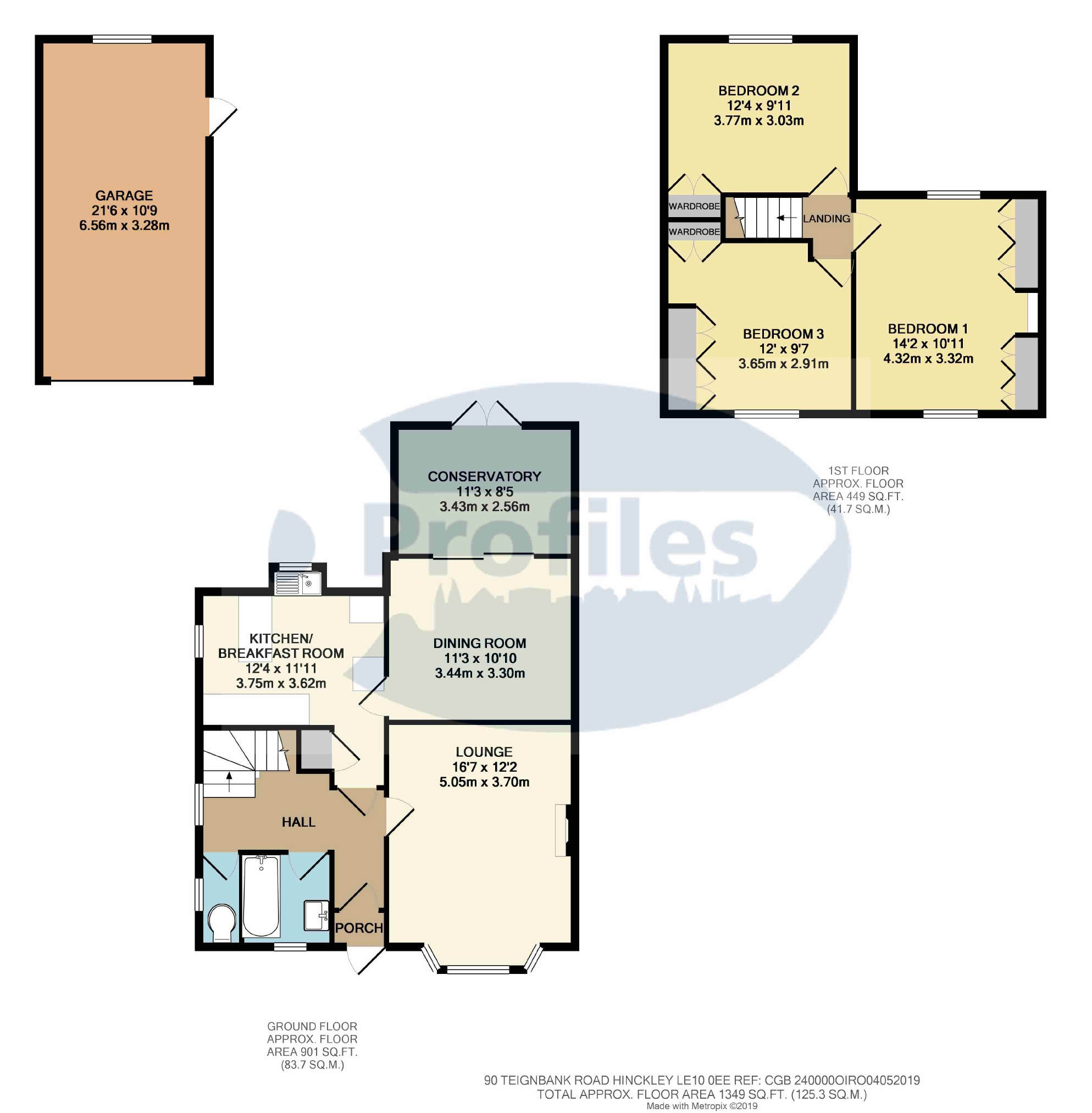 3 Bedrooms Detached house for sale in Teign Bank Road, Hinckley LE10