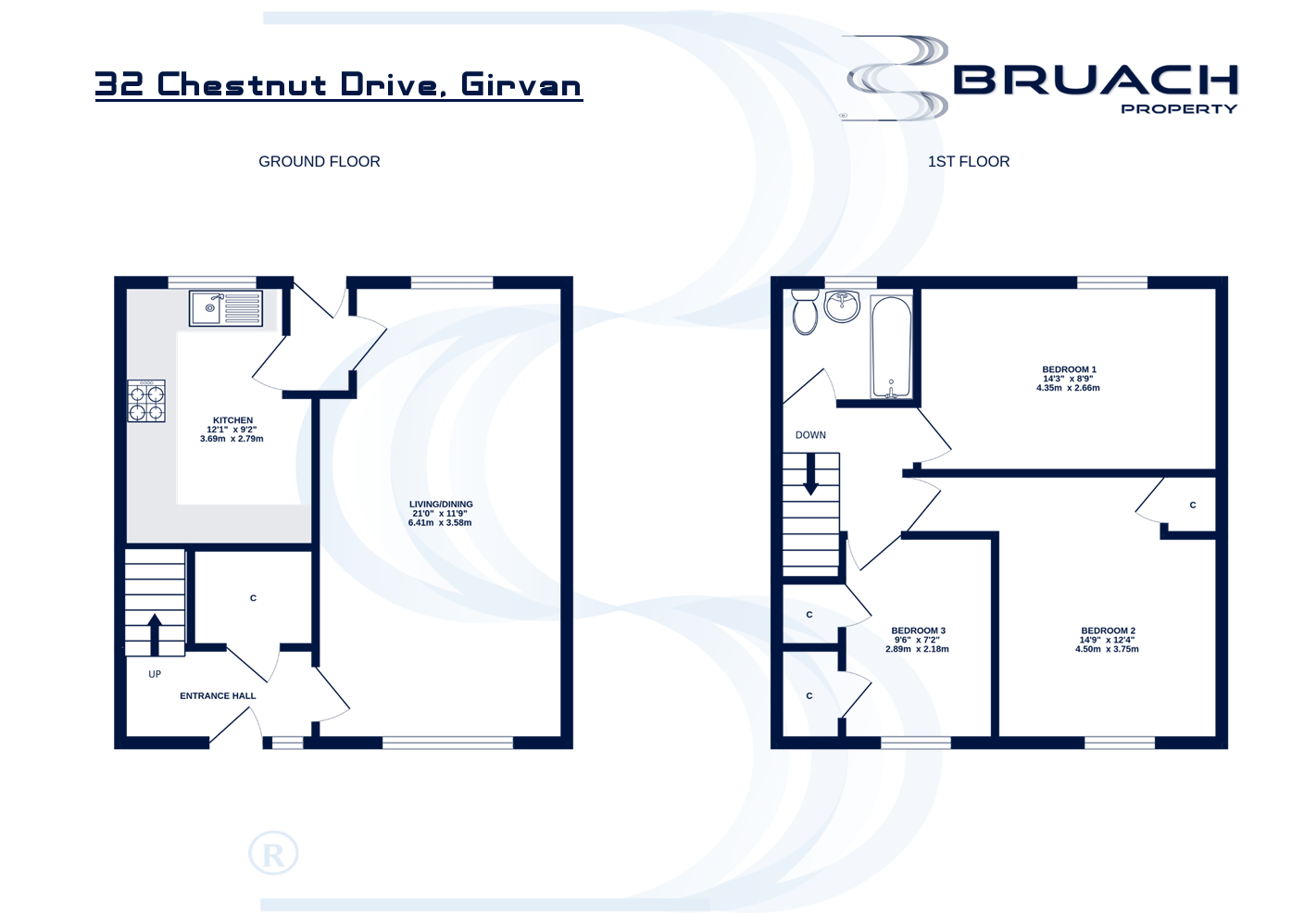 32, Chestnut Drive, Girvan floorplan