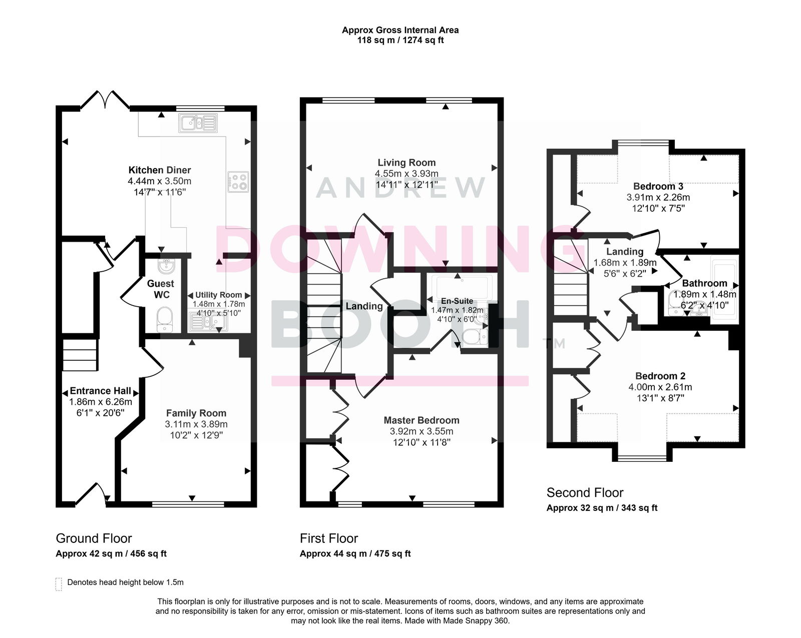 107, Burton Old Road East, Lichfield floorplan