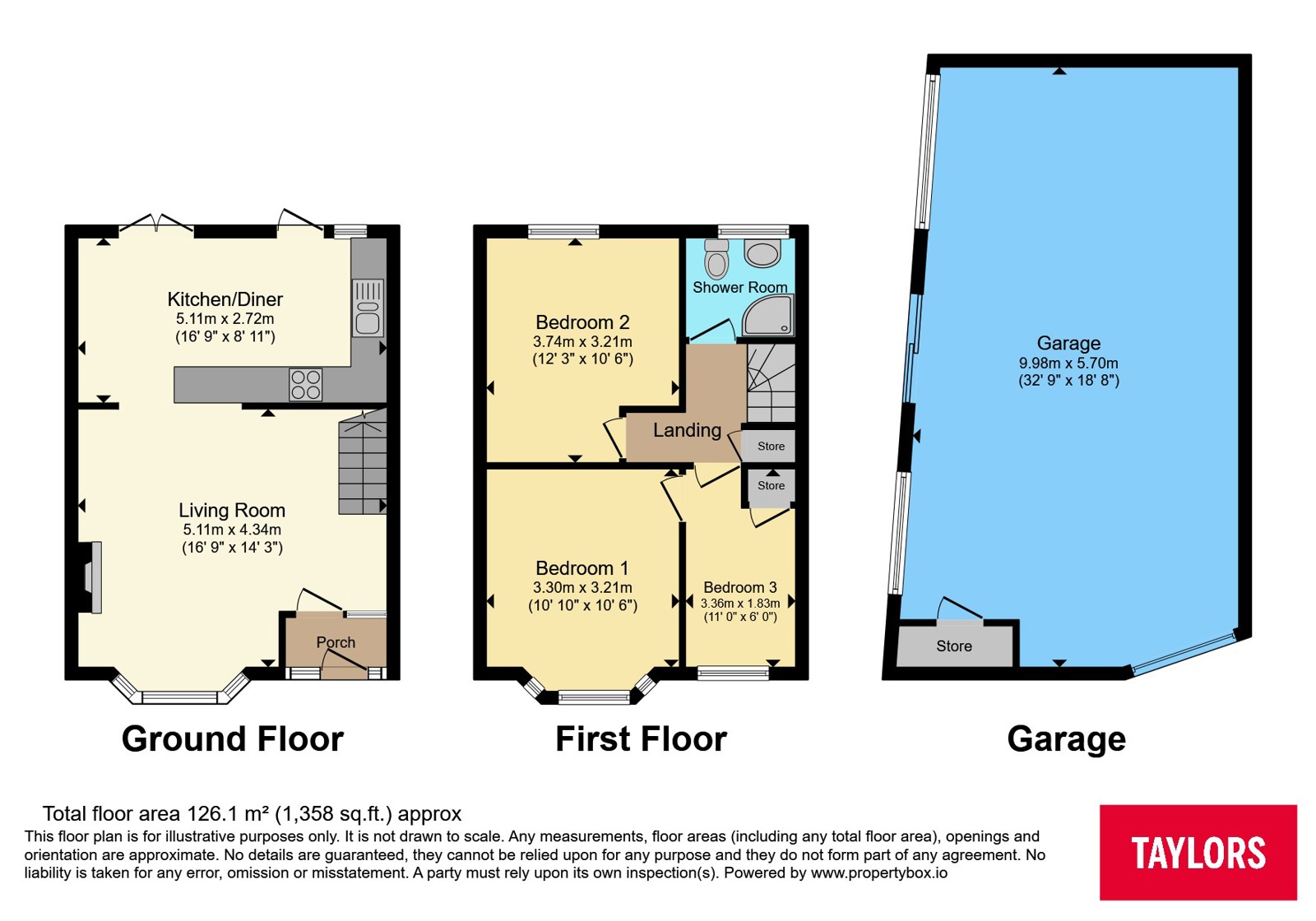 26, Willow Way, Bedfordshire floorplan