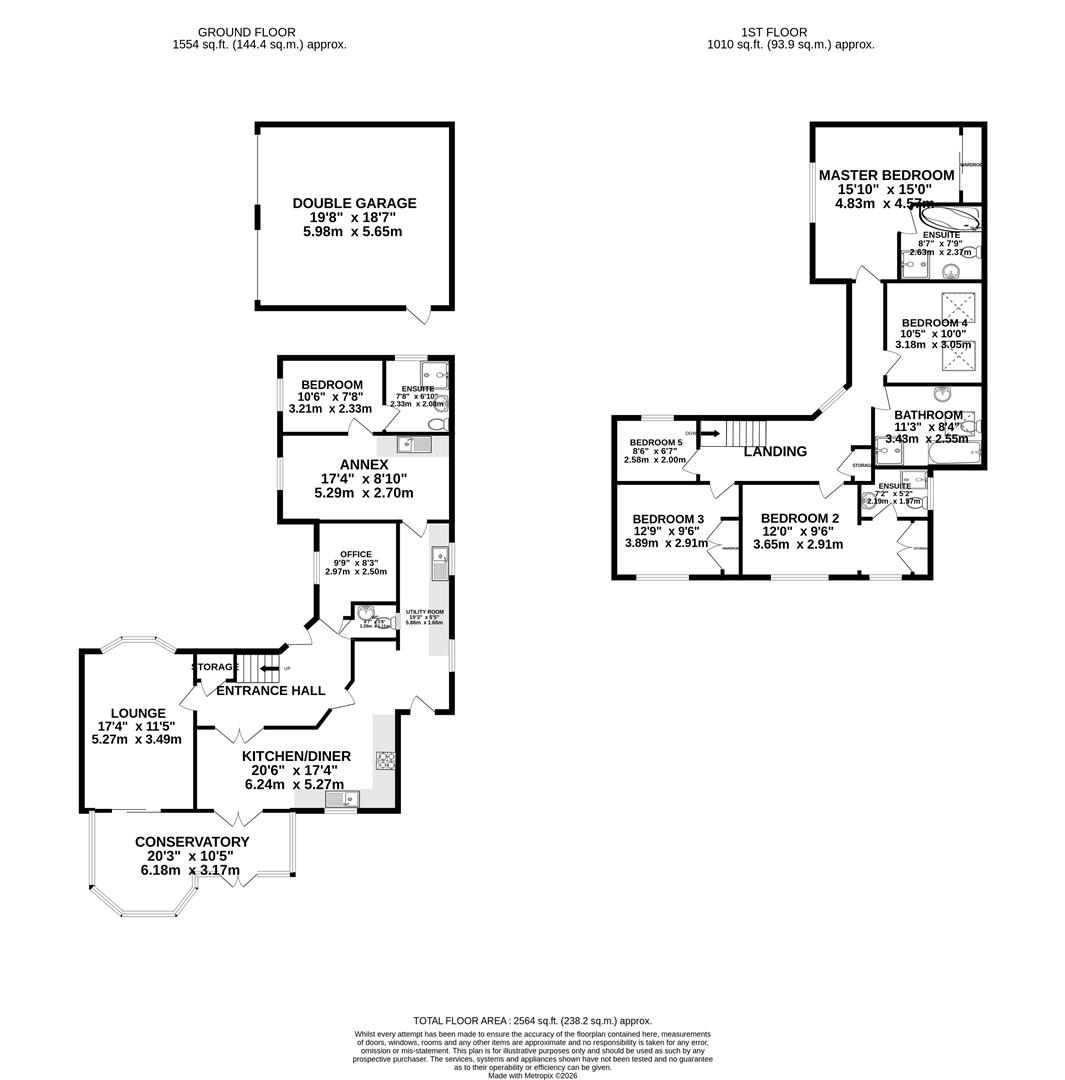 24, Lodge Farm Close, Chesterfield floorplan