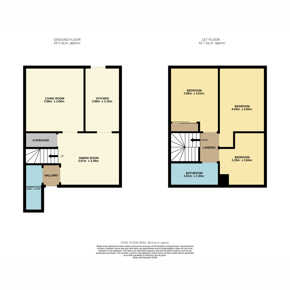 34, Dalcraig Crescent, Dundee floorplan
