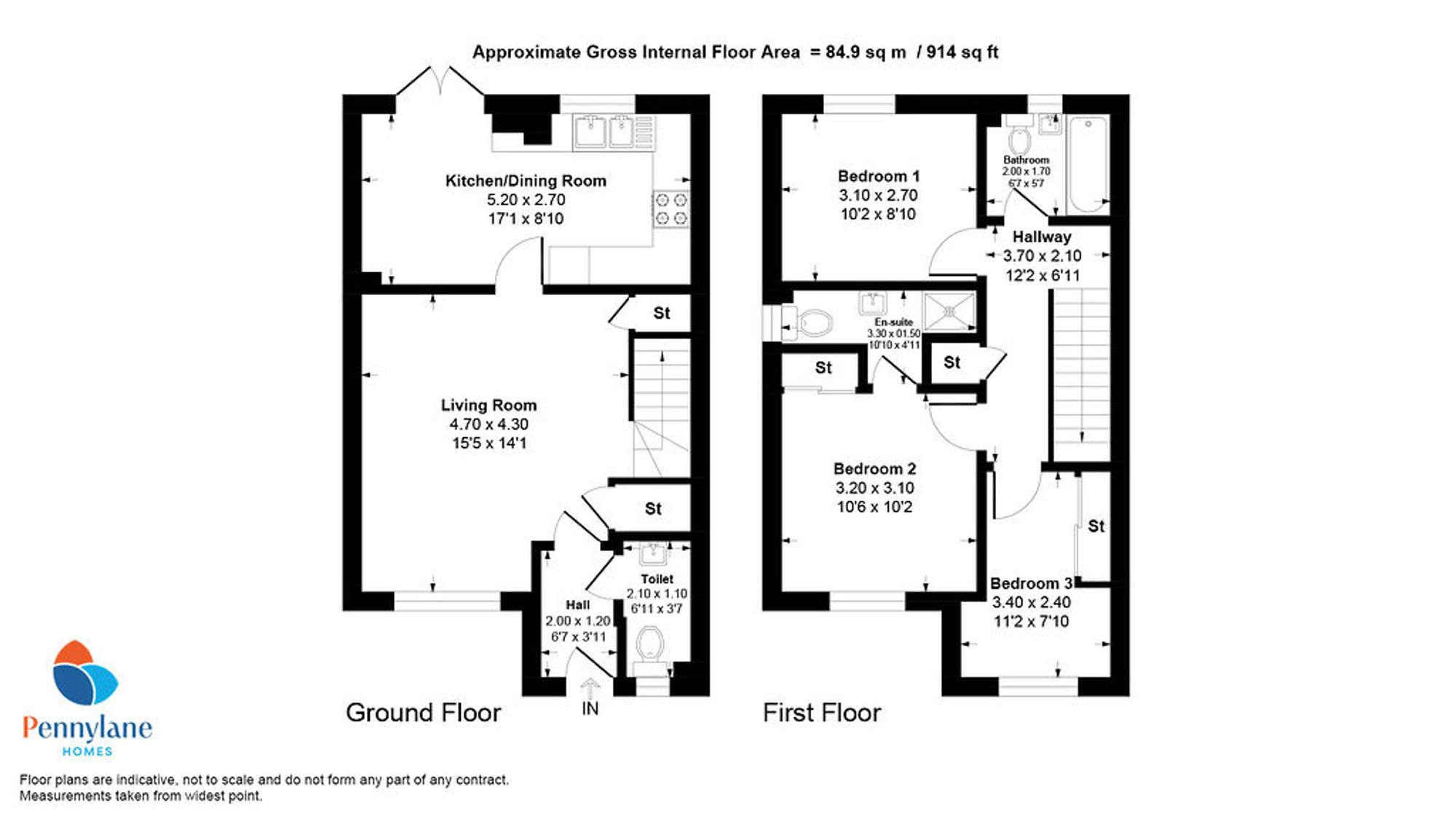 74 Bleasdale Road, Renfrew floorplan
