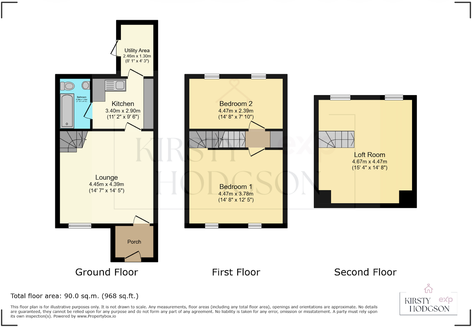 4, Catherine View, Ryton floorplan
