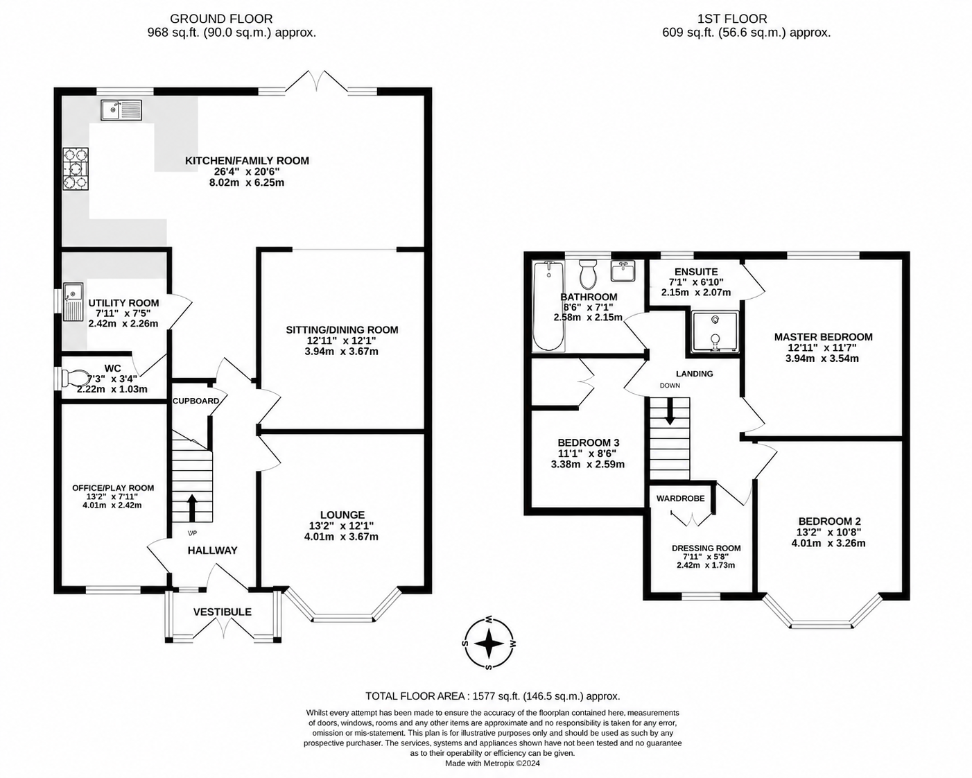 21, Ashley Drive, Swinton floorplan