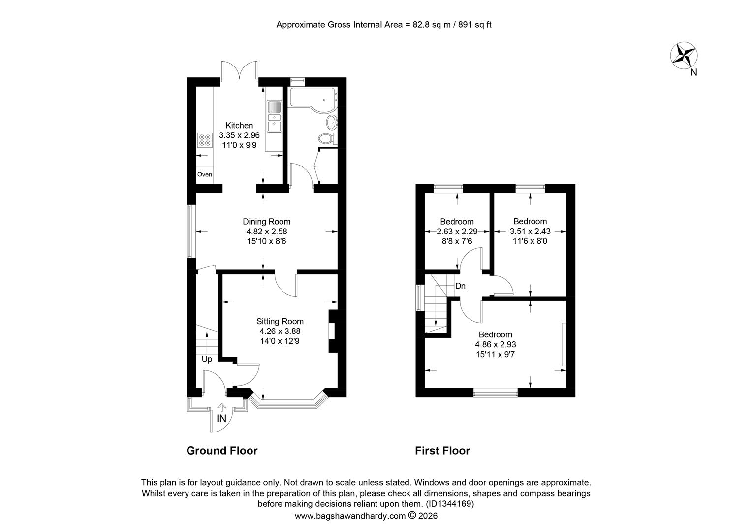 Gander Green Lane, Cheam floorplan