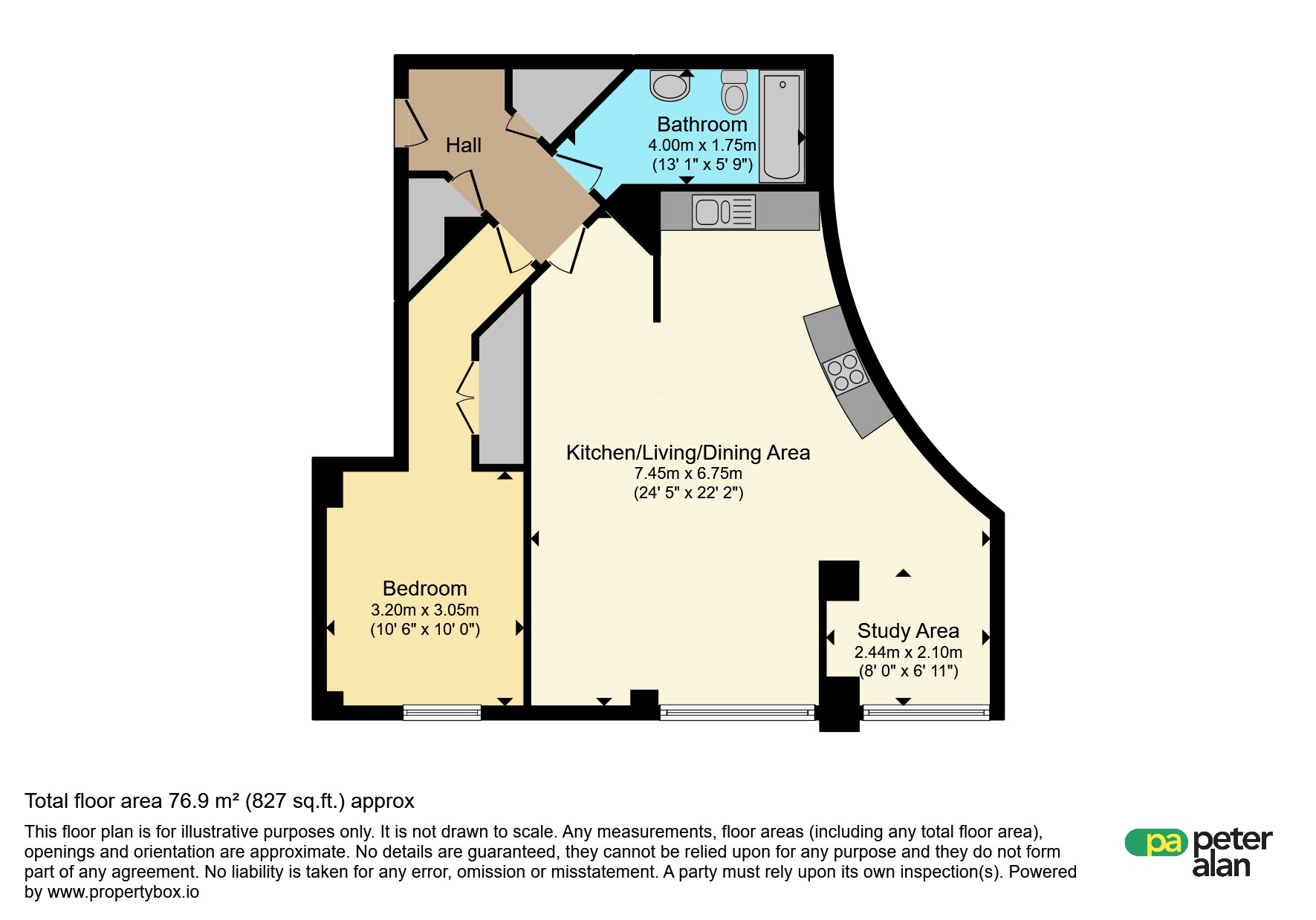 57, Landmark Place, CARDIFF floorplan