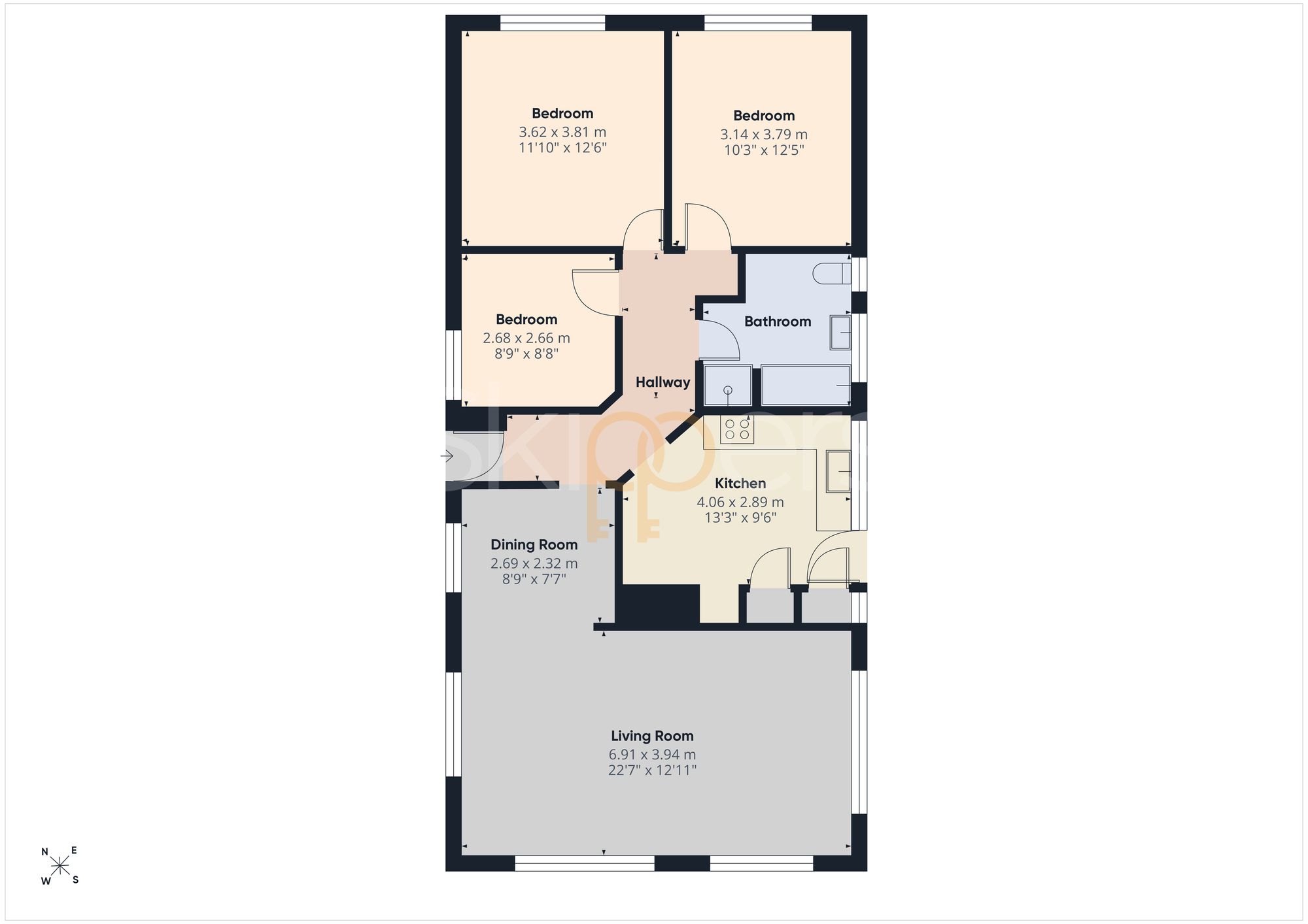 22 Tritton Gardens, Romney Marsh floorplan
