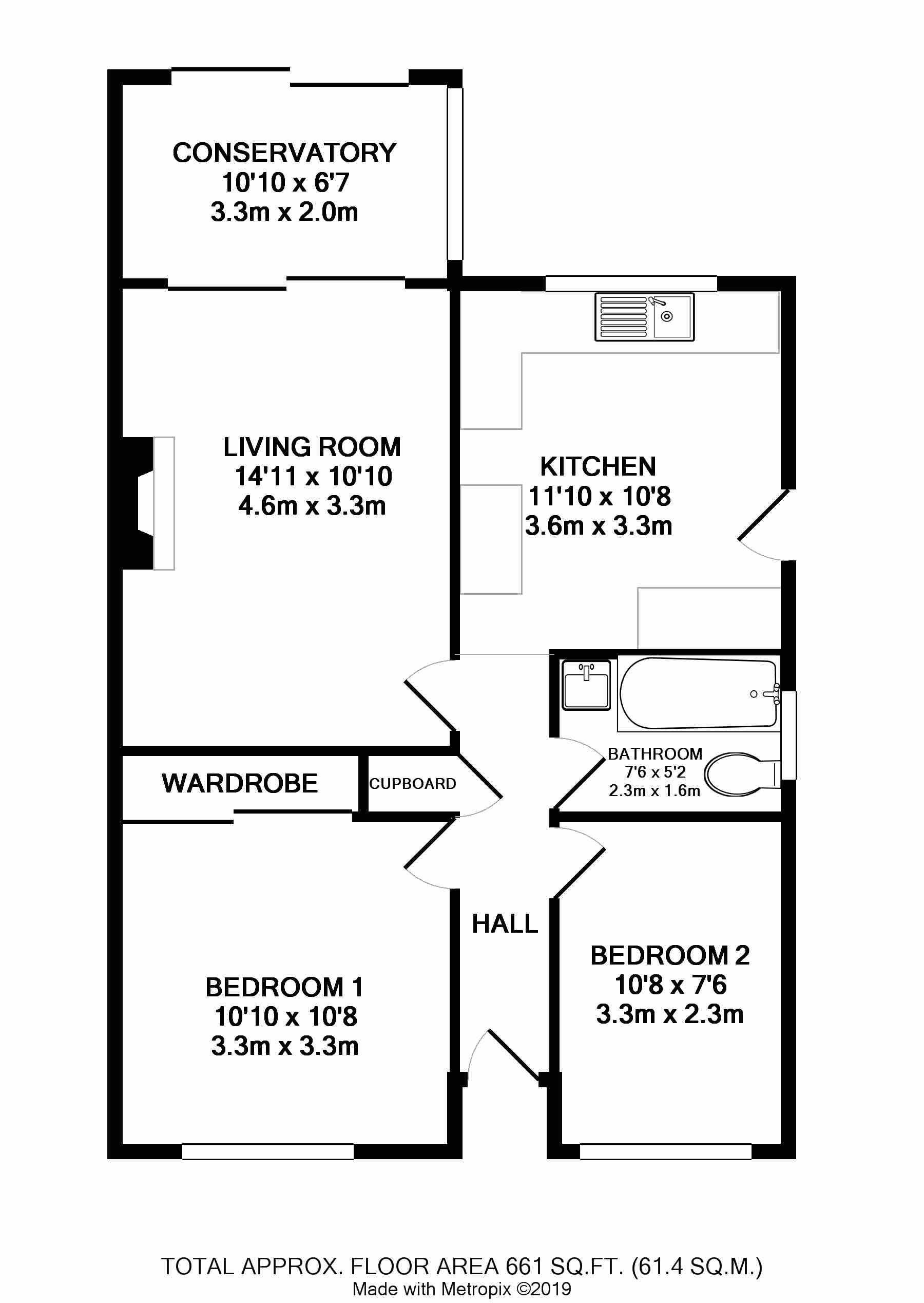 2 Bedrooms Bungalow for sale in Highdown Drive, Littlehampton BN17