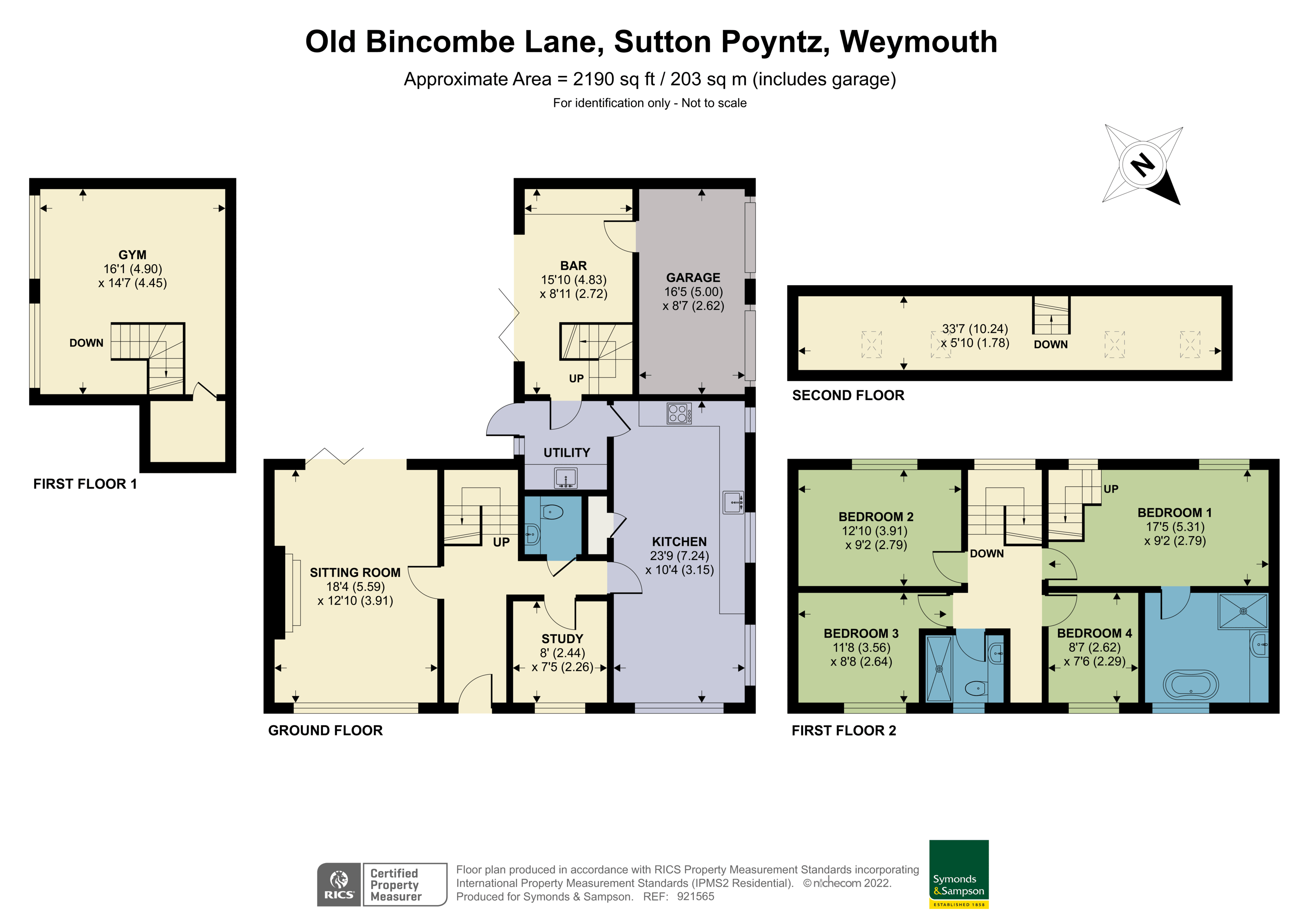 Old Lane, Sutton Poyntz, Weymouth DT3, 4 bedroom detached