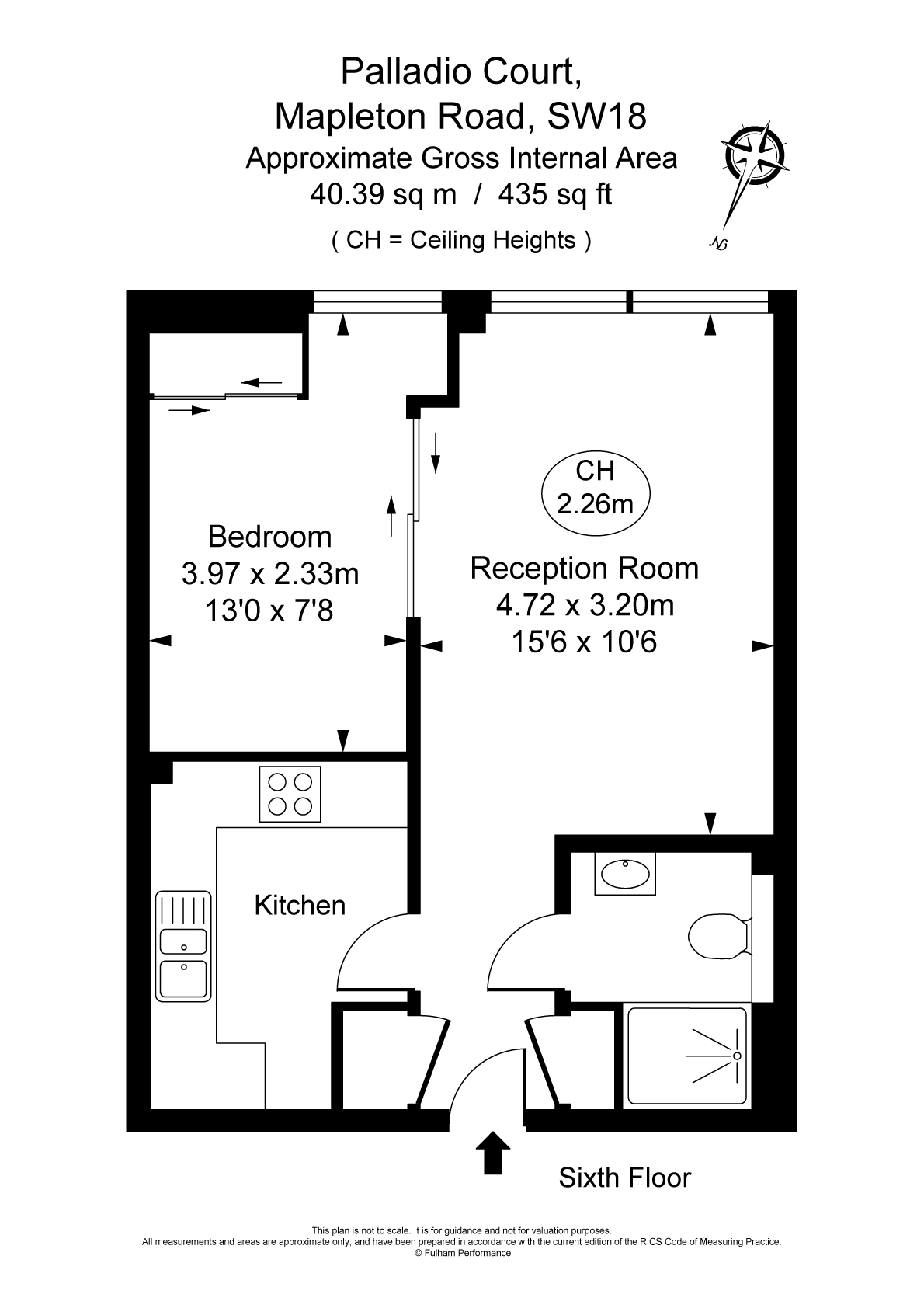 41, Palladio Court, London floorplan