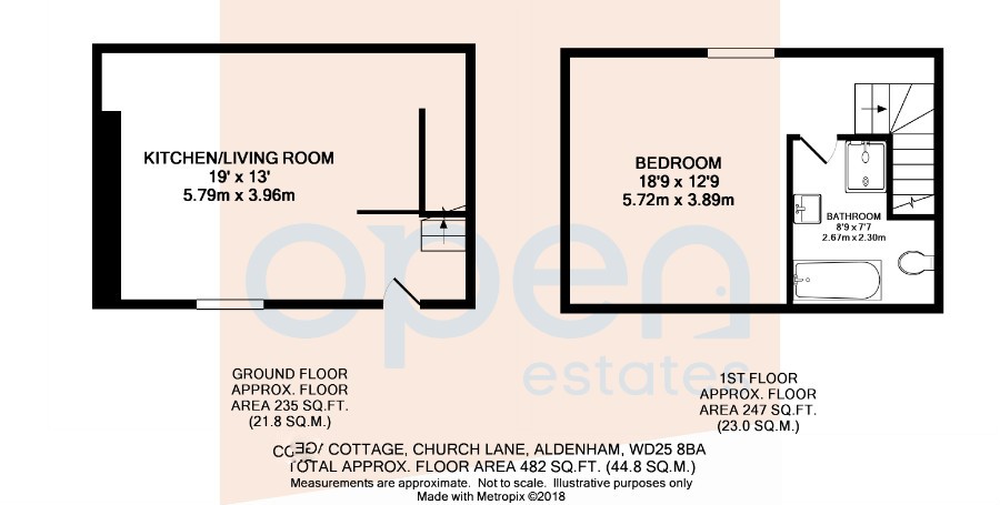 1 Bedrooms Barn conversion for sale in Church Lane, Aldenham, Watford WD25