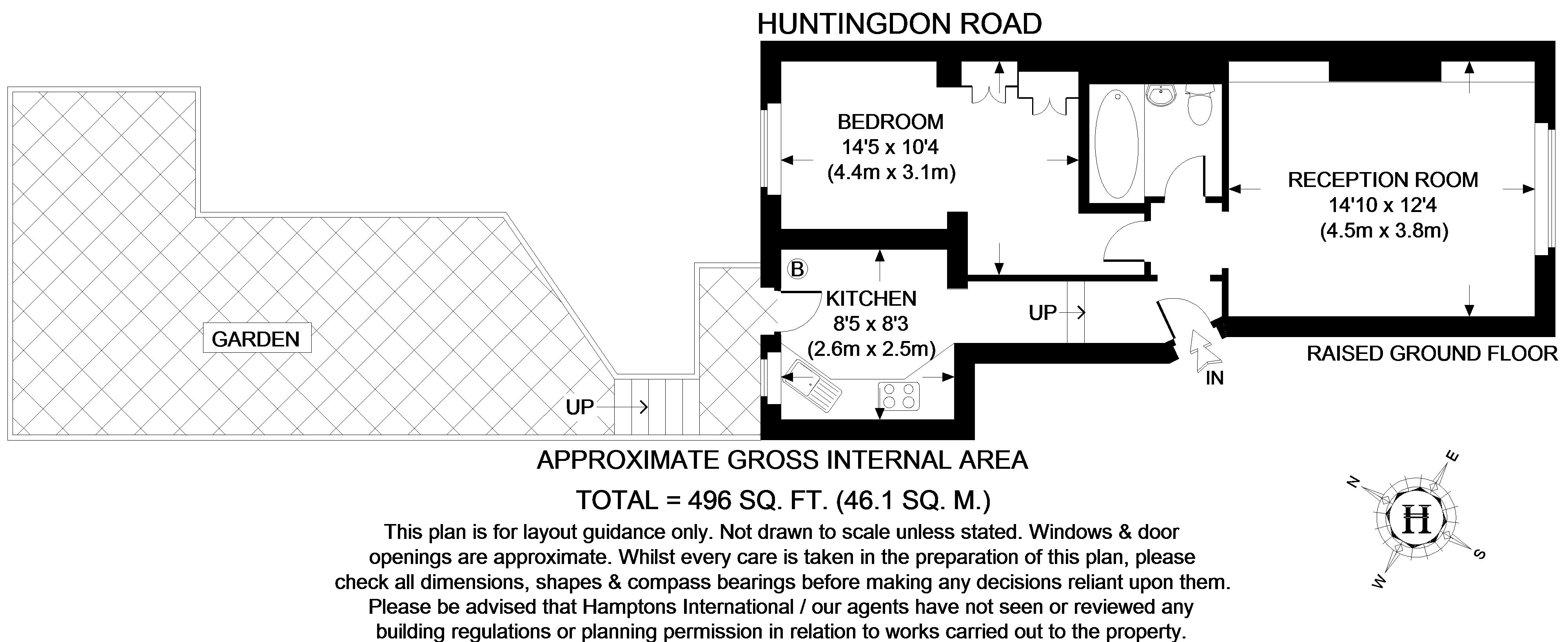 1 Bedrooms Flat to rent in Huntingdon Street, London N1