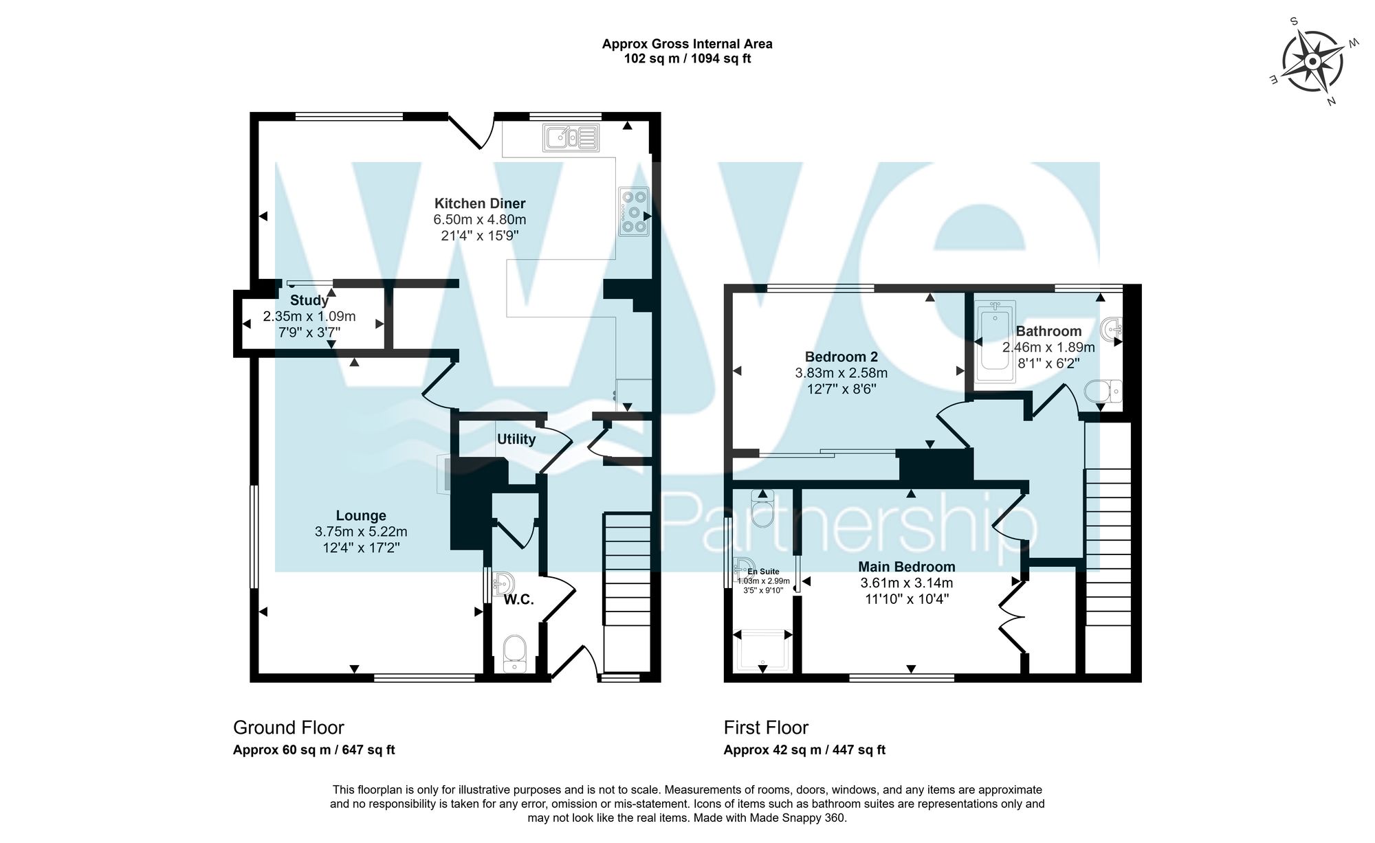 3 Rose Cottages The Common, High Wycombe floorplan