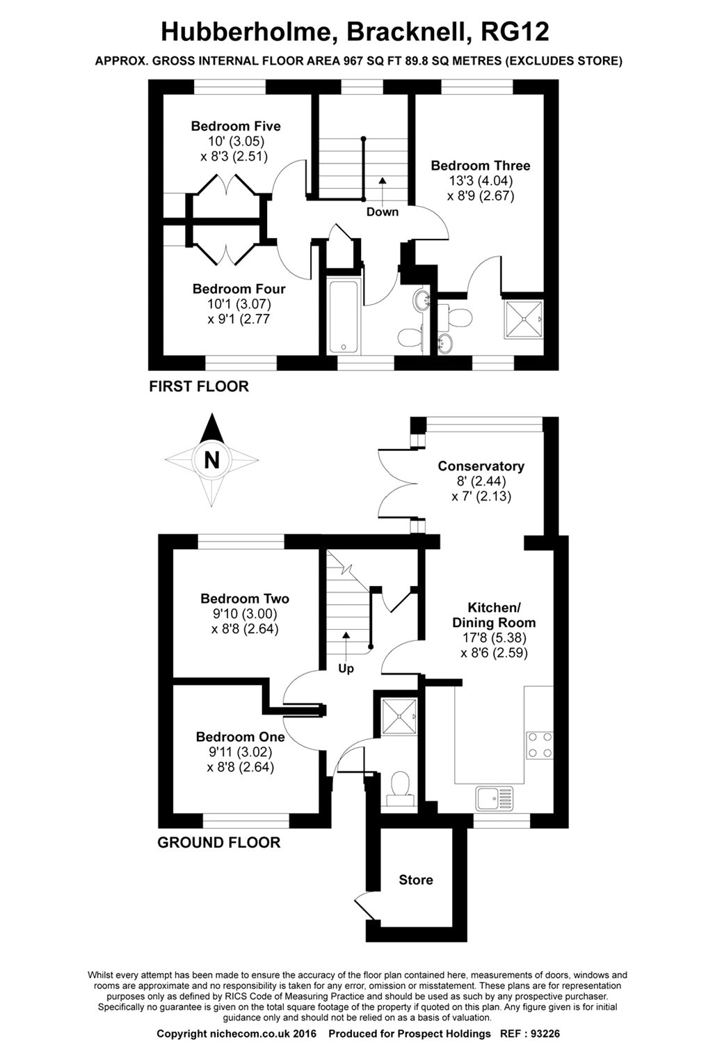 Room 2, 5, Hubberholme, Bracknell floorplan