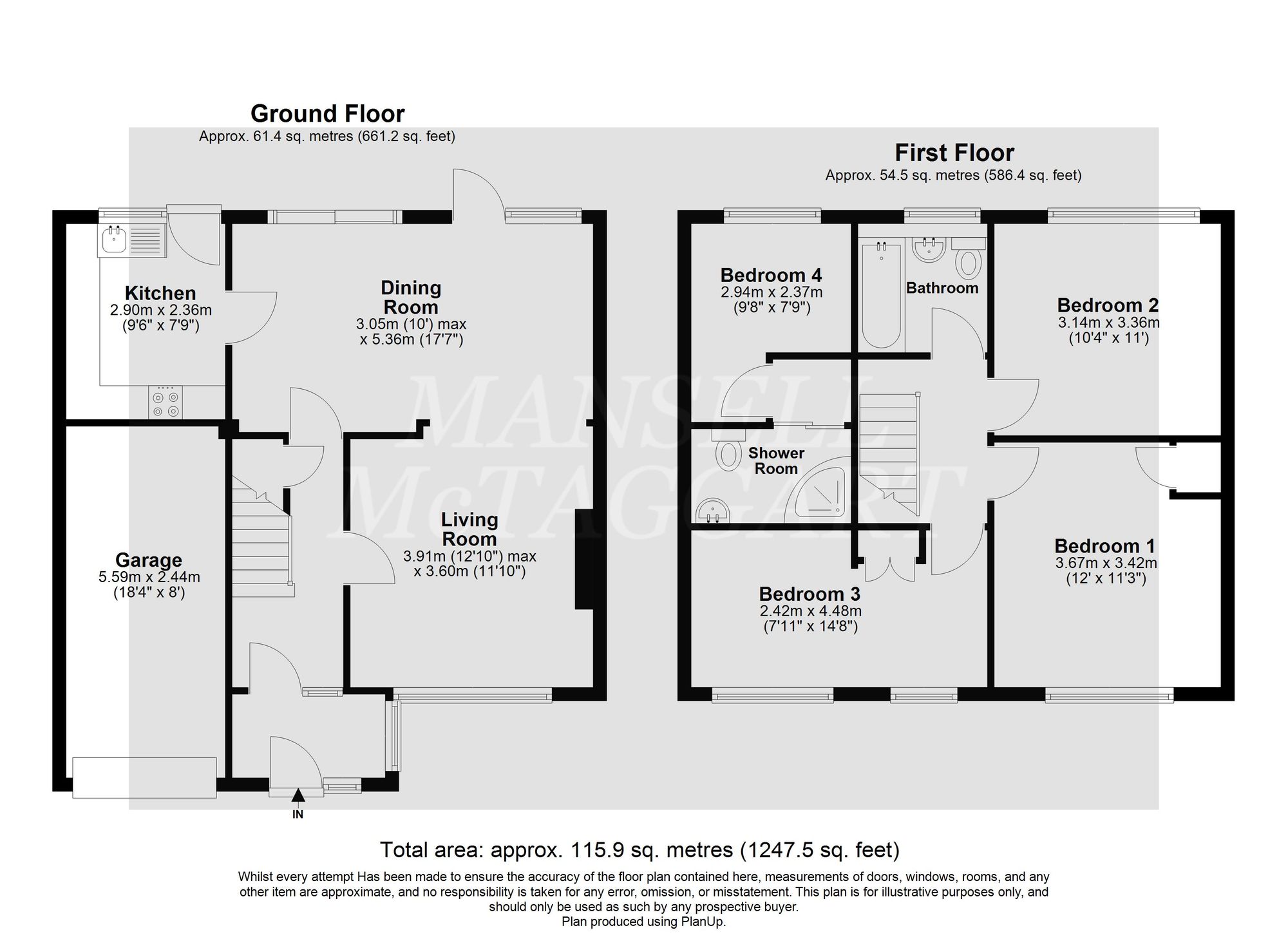 9 Shelley Road, East Grinstead floorplan