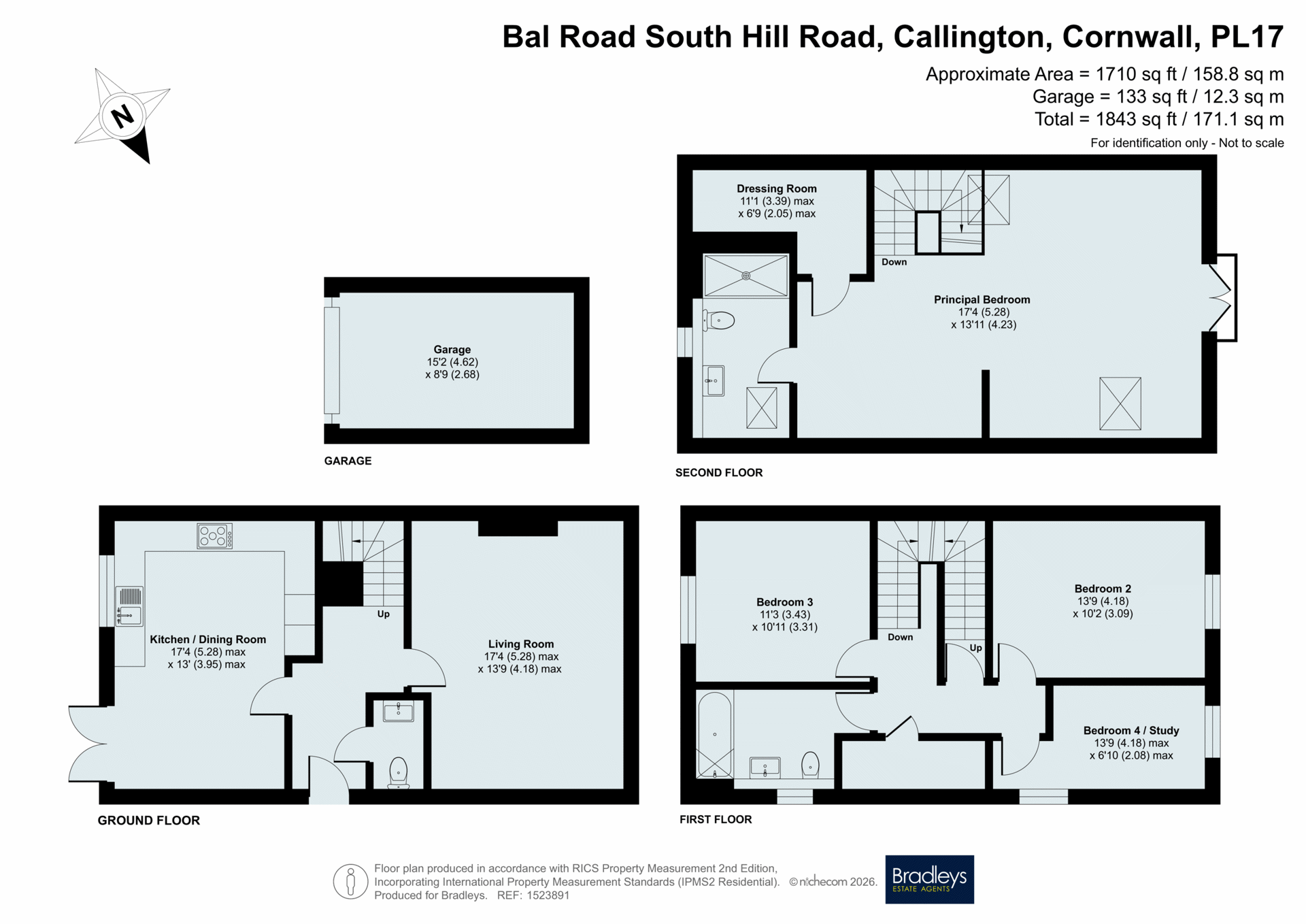 27 Bal Road, Callington Cornwall, Cornwall floorplan
