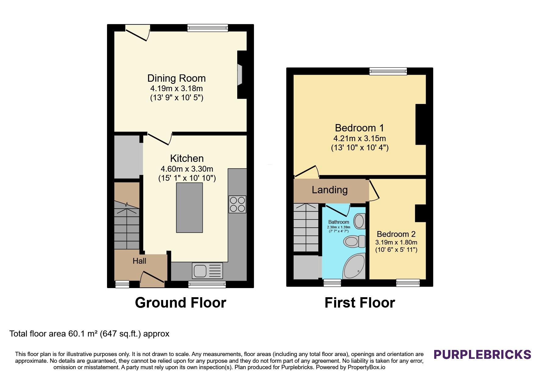 12, Granville Street, Swadlincote floorplan