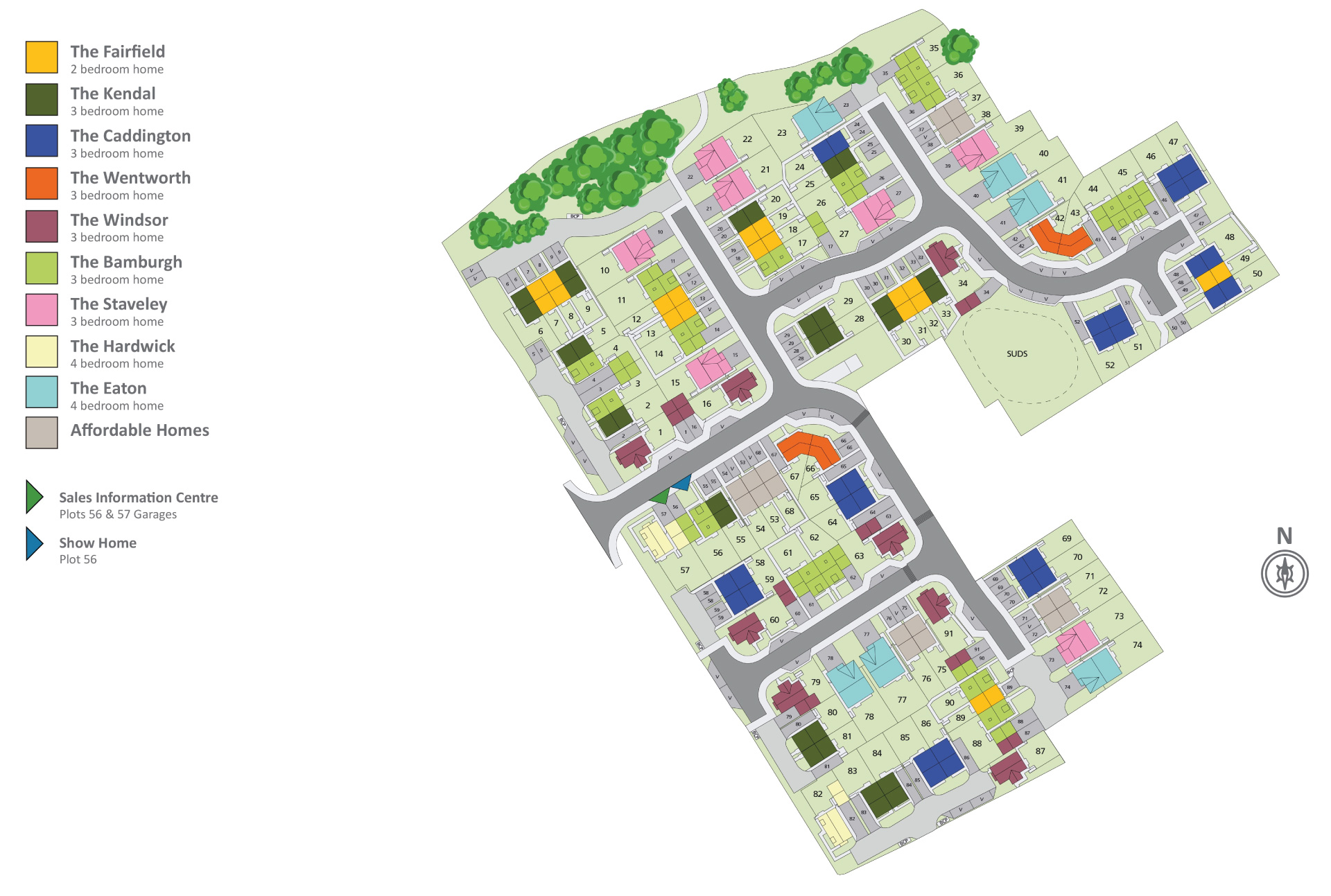"The Kendal" at Campbell Park Road, Hebburn NE31, 3 bedroom property