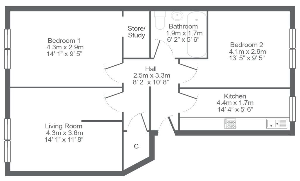 Chancellor Street, Partick, Glasgow, G11 5QN, Glasgow floorplan