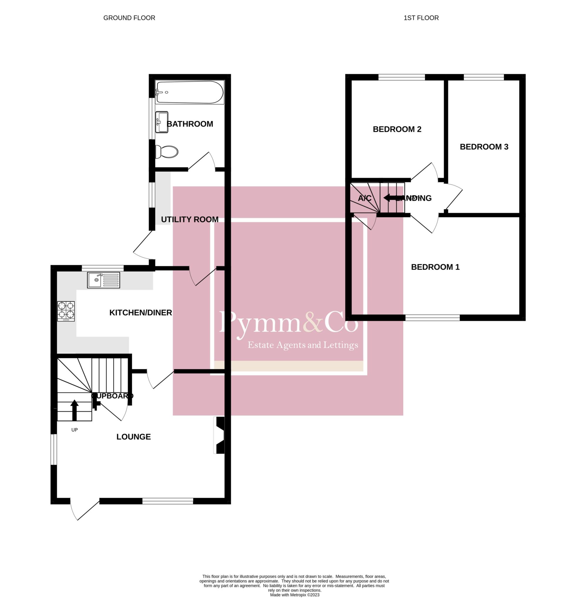 1, Council Houses, Norwich Road, Attleborough floorplan