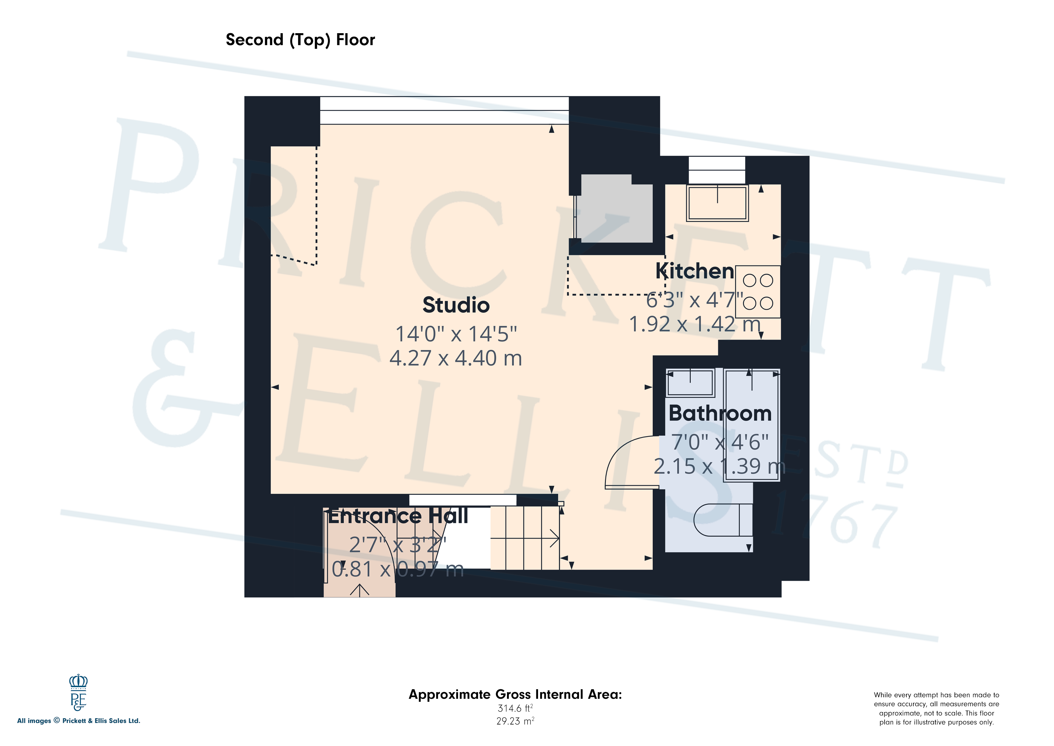 Flat 5, 46, Talbot Road, Highgate, London floorplan