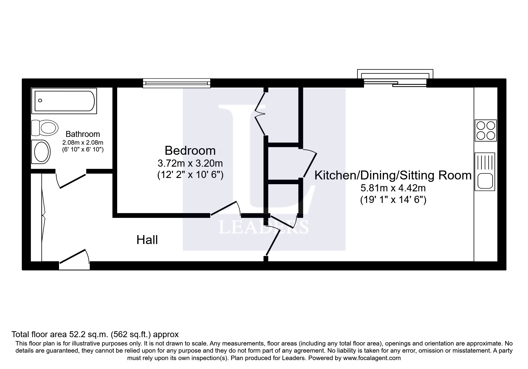 Flat 7, Milton House, Haywards Heath floorplan