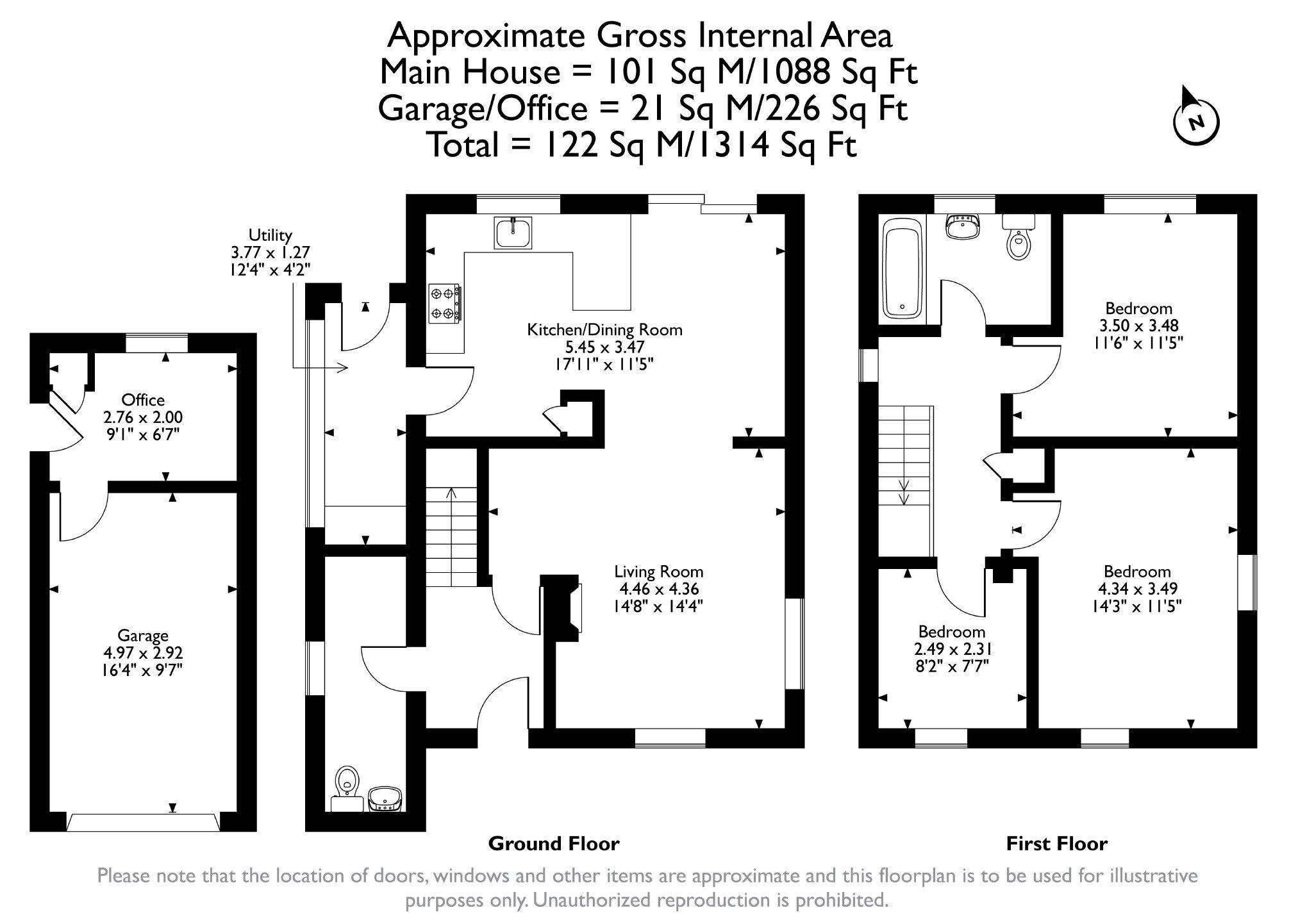 1 The Anchorage, Central Lydbrook, Lydbrook floorplan