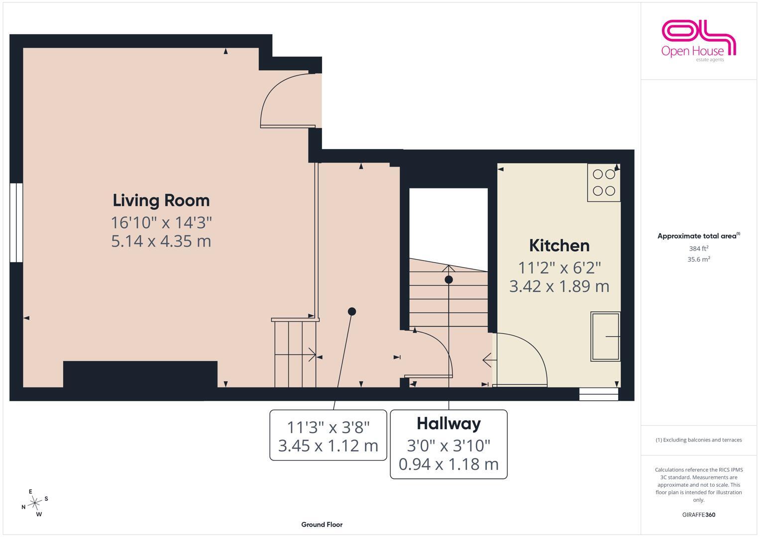 Flat 3 - 26, Horse Fair, Rugeley floorplan