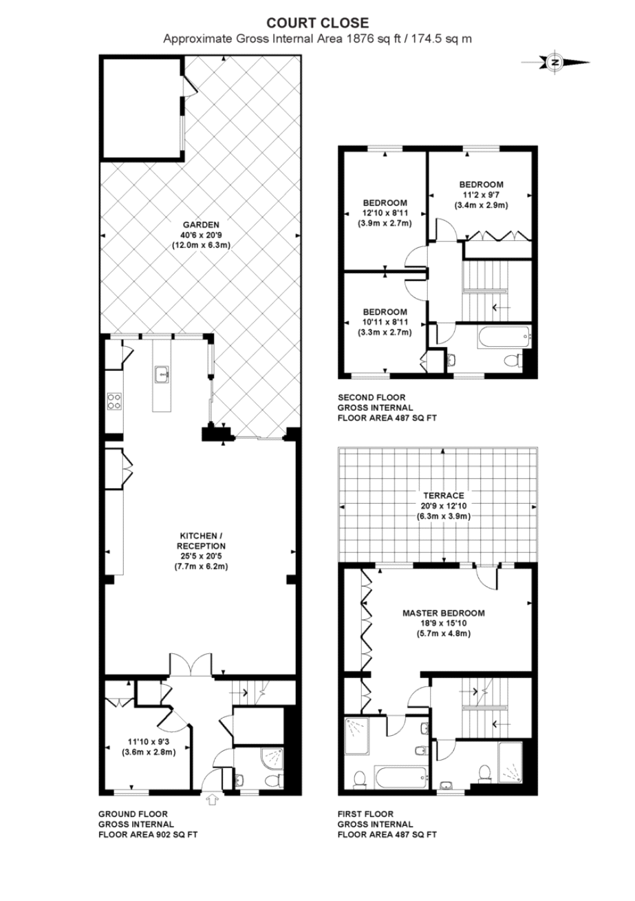 3, Court Close, St John's Wood floorplan