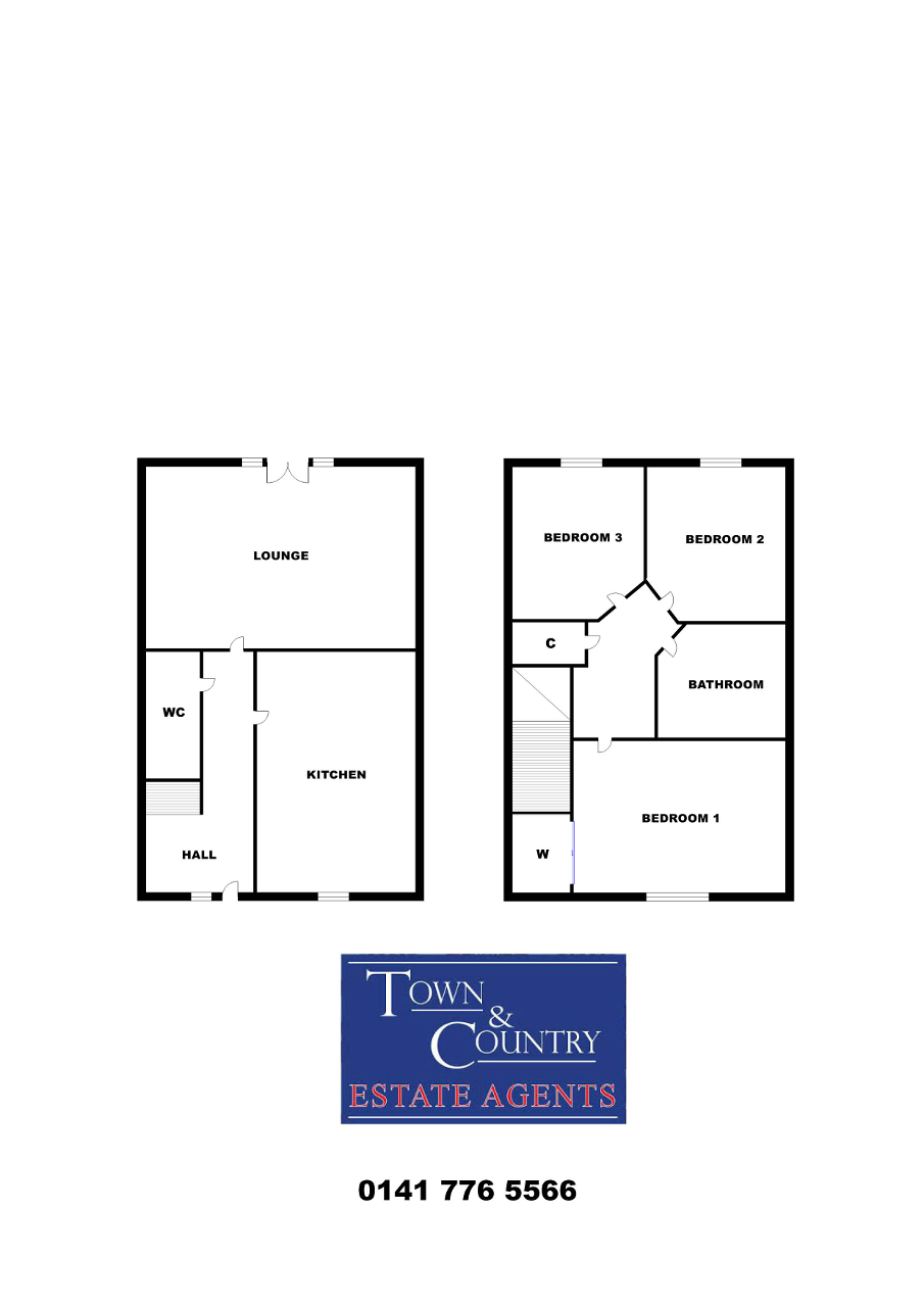 Rigby Crescent, Glasgow G32, 3 bedroom terraced house for sale