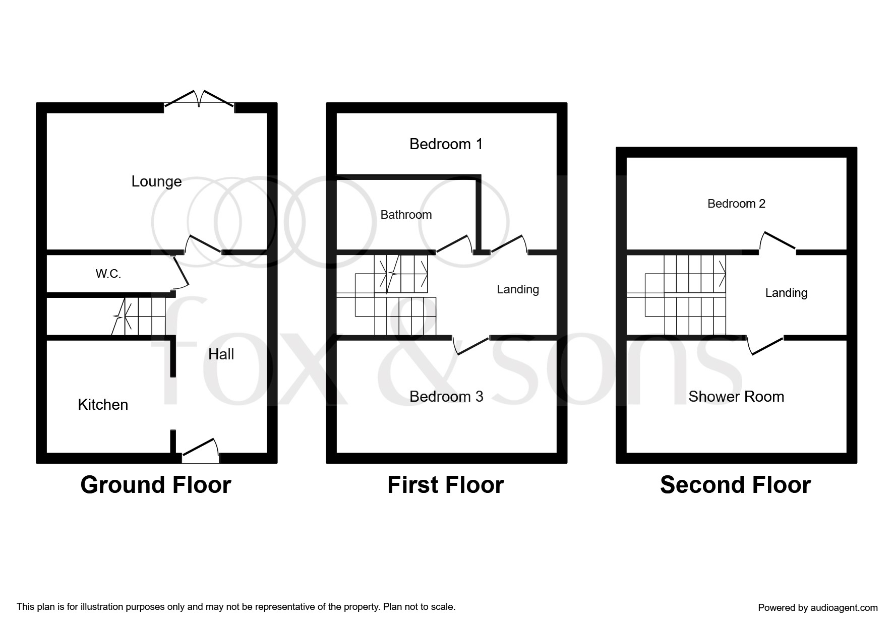 3 Bedrooms Town house for sale in Knowles Walk, Burgess Hill RH15