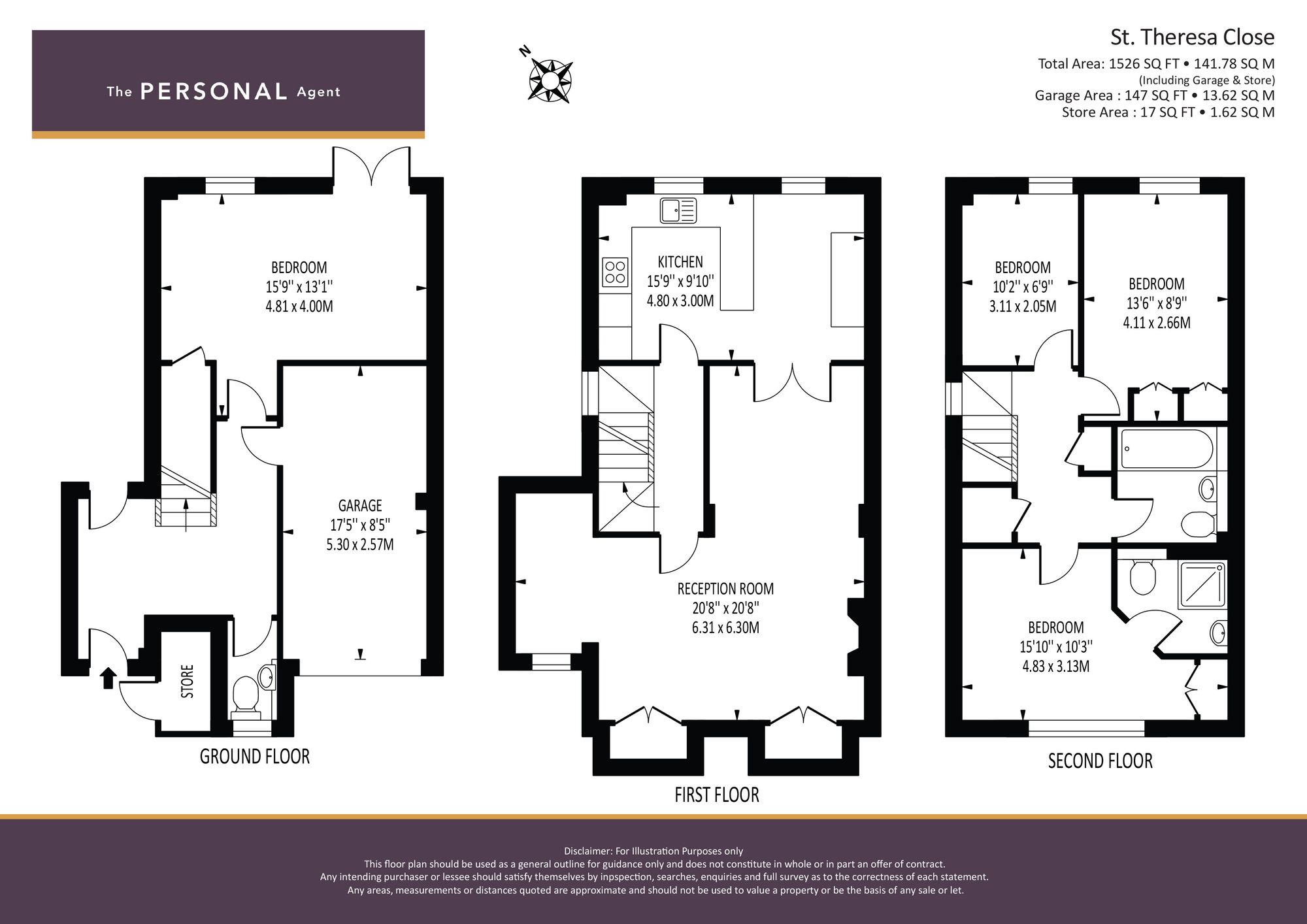 9 St. Theresa Close, Epsom floorplan
