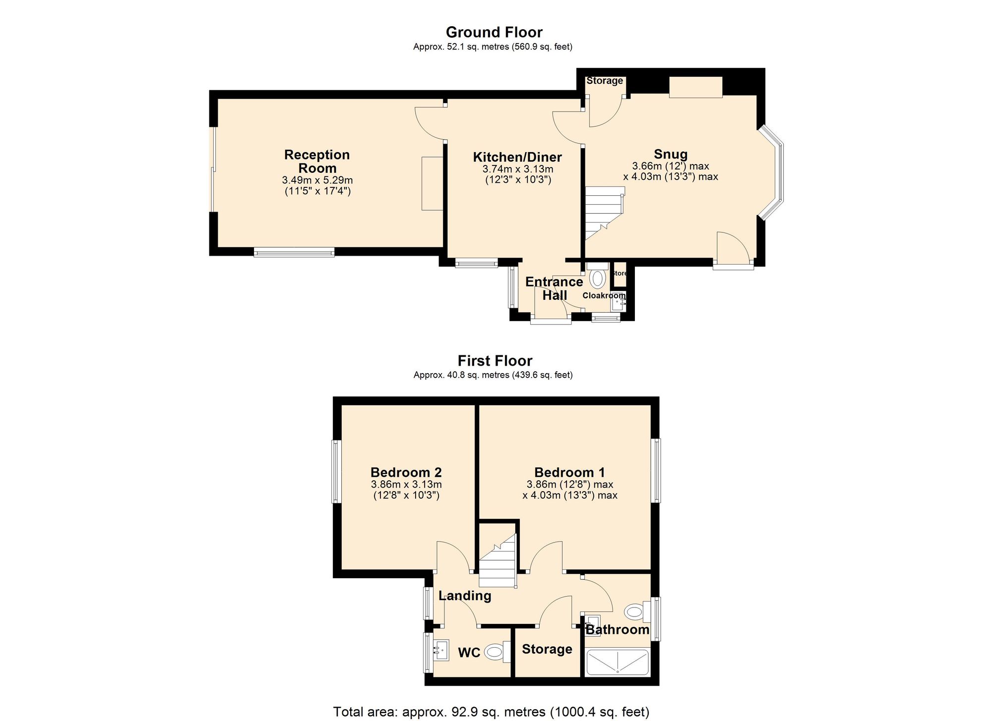The Sheiling Chapel Street, Stratford-Upon-Avon floorplan