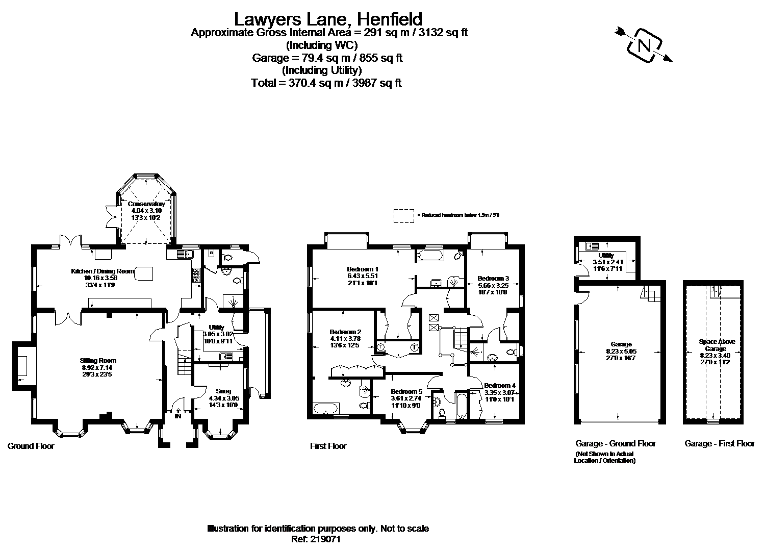 5 Bedrooms Detached house for sale in Lawyers Lane, Henfield, West Sussex BN5